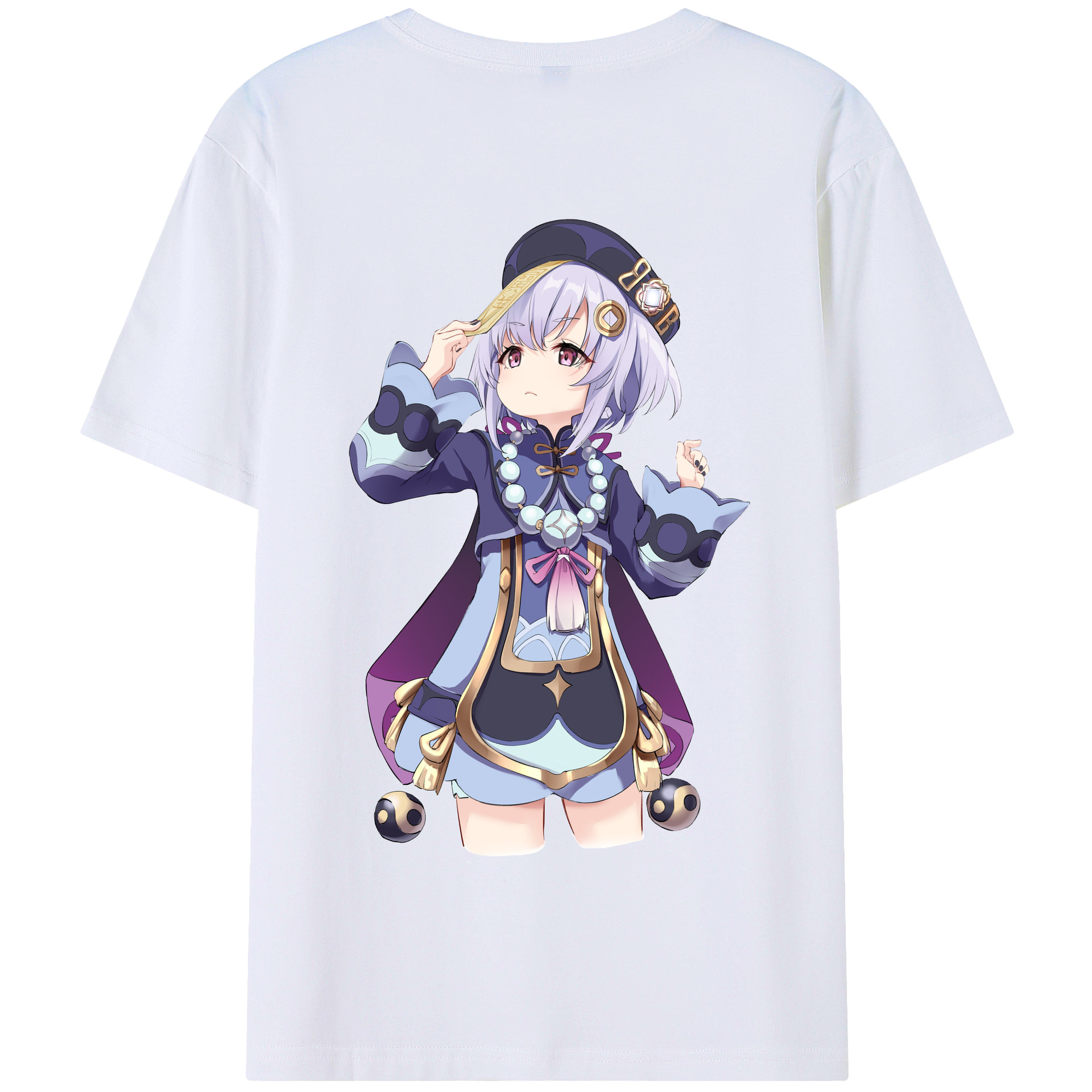 げんし神 七七 なな  genshin Nana 綿100％半袖Tシャツ（背面プリント）