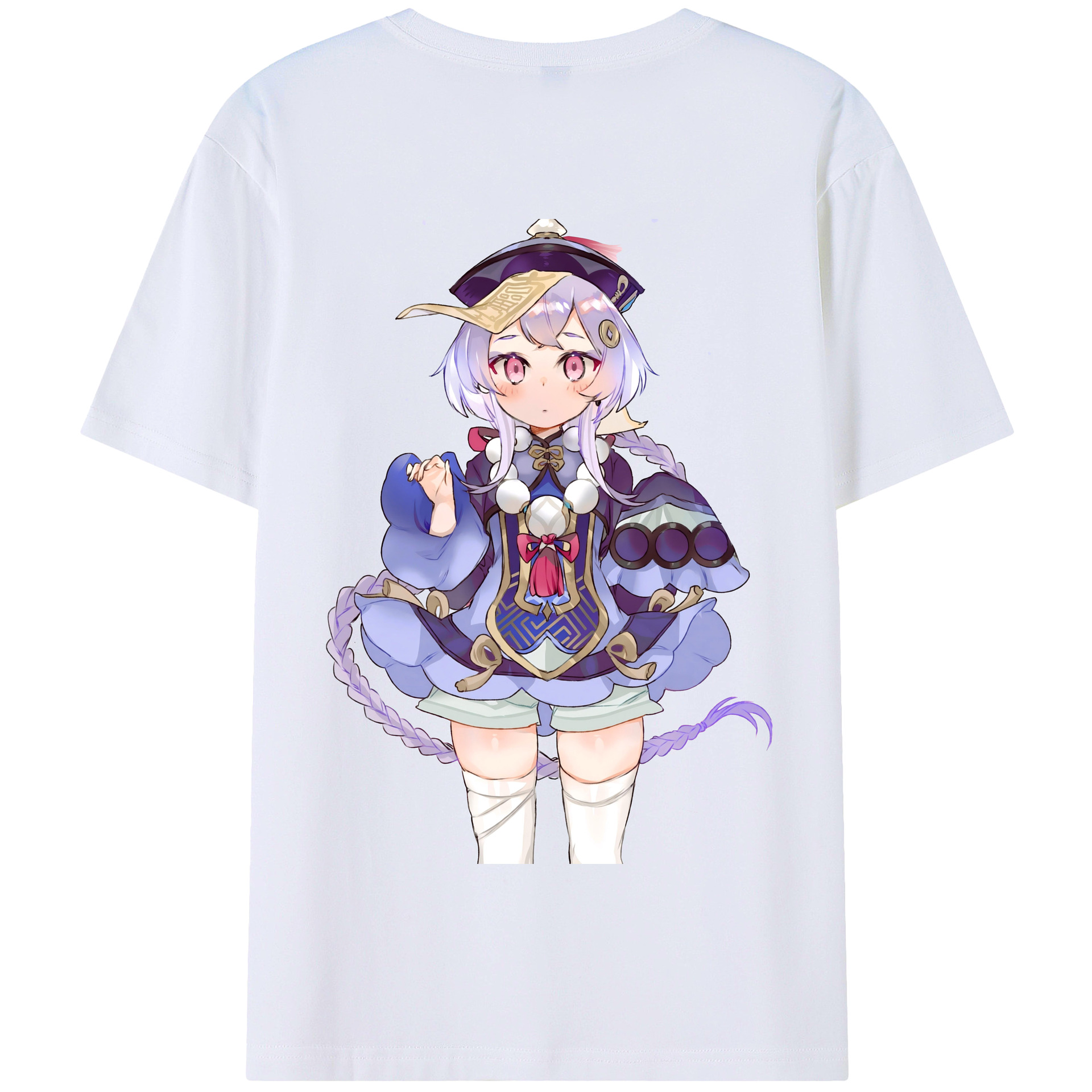 げんし神 七七 なな  genshin Nana 綿100％半袖Tシャツ（背面プリント）