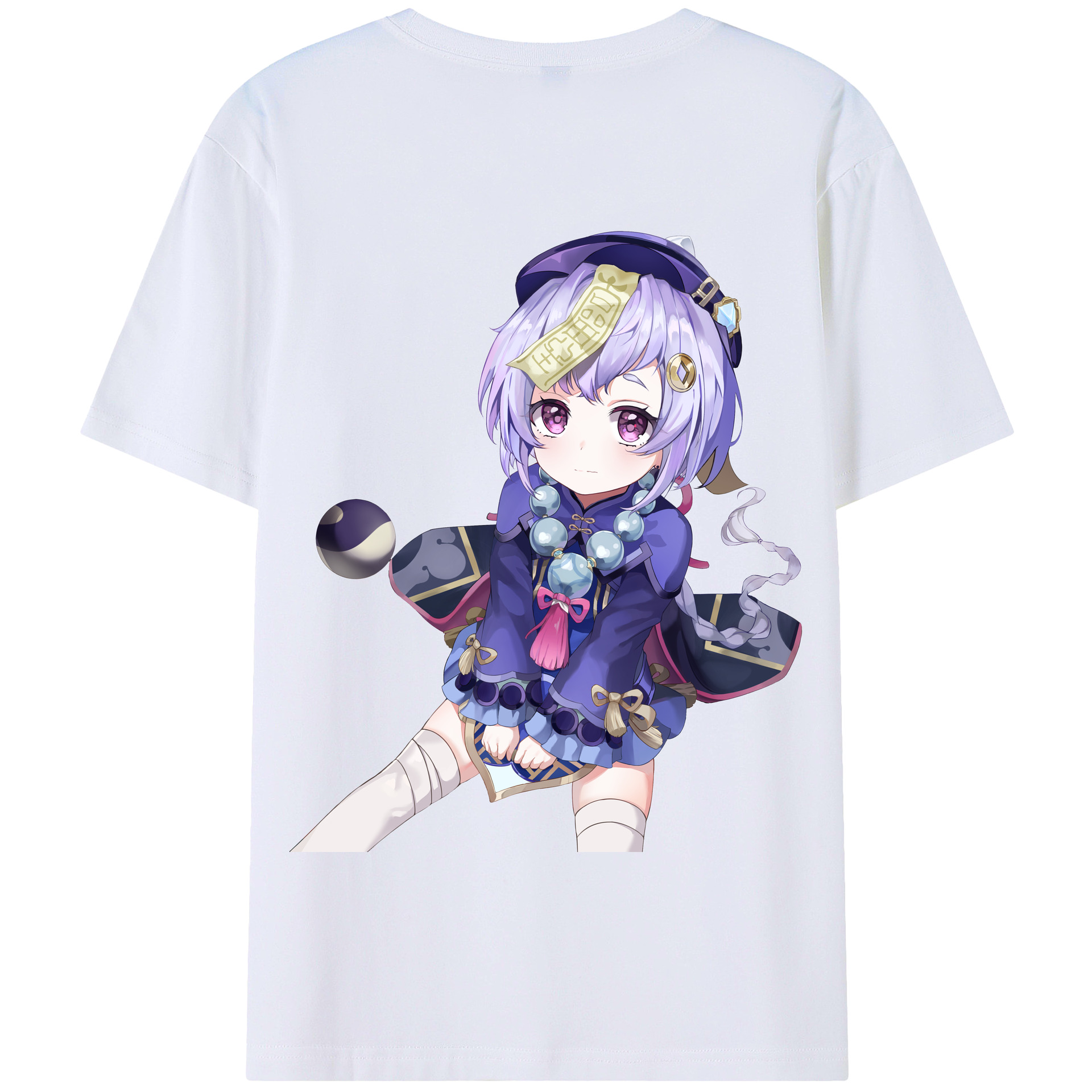 げんし神 七七 なな  genshin Nana 綿100％半袖Tシャツ（背面プリント）