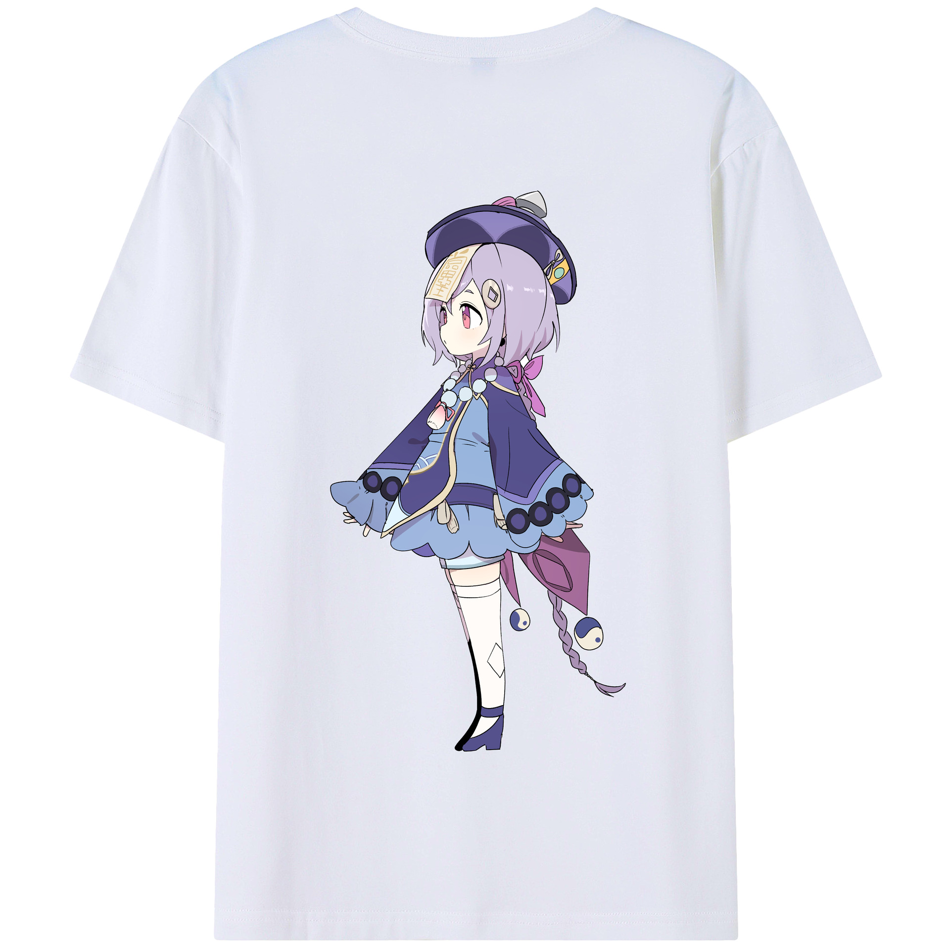 げんし神 七七 なな  genshin Nana 綿100％半袖Tシャツ（背面プリント）