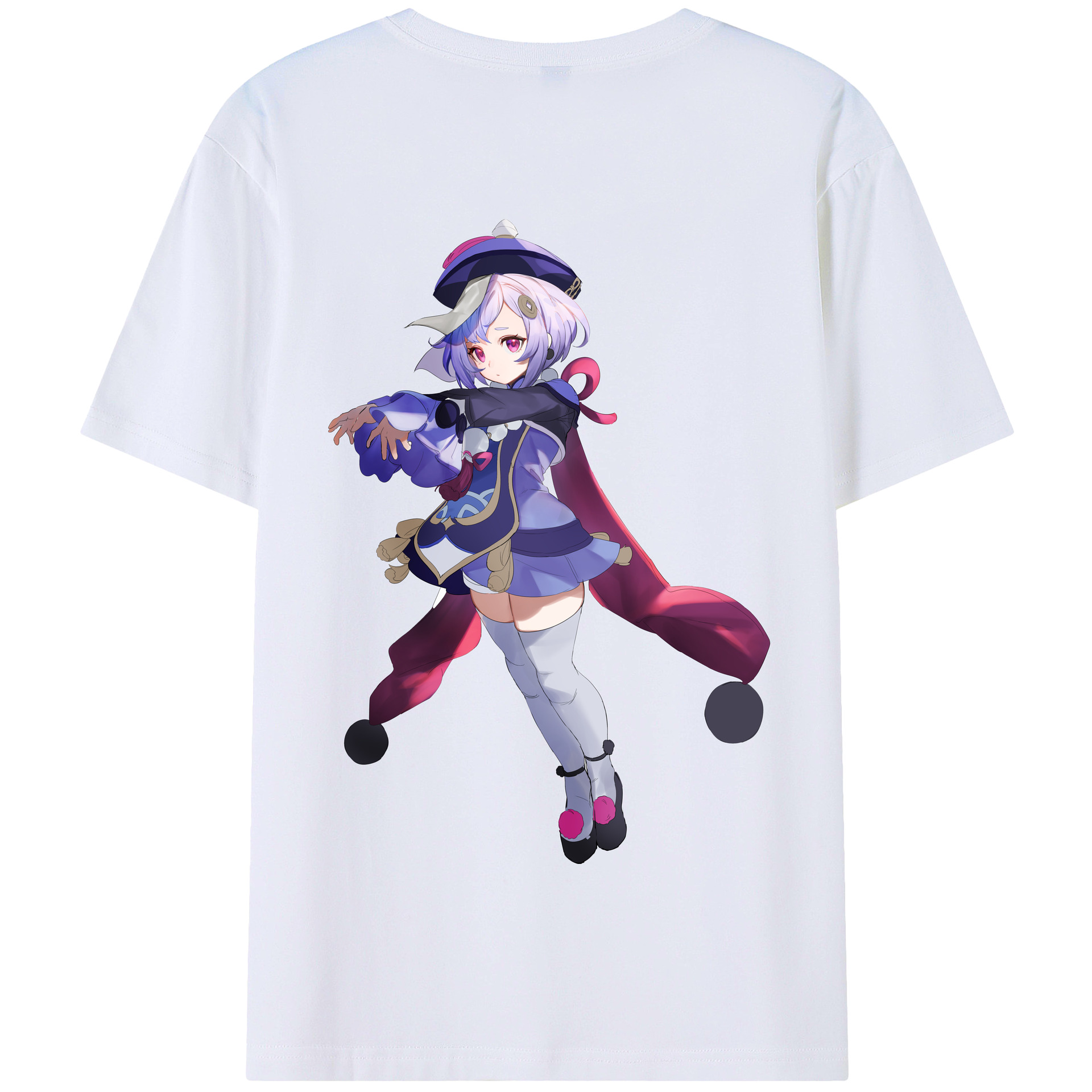 げんし神 七七 なな  genshin Nana 綿100％半袖Tシャツ（背面プリント）