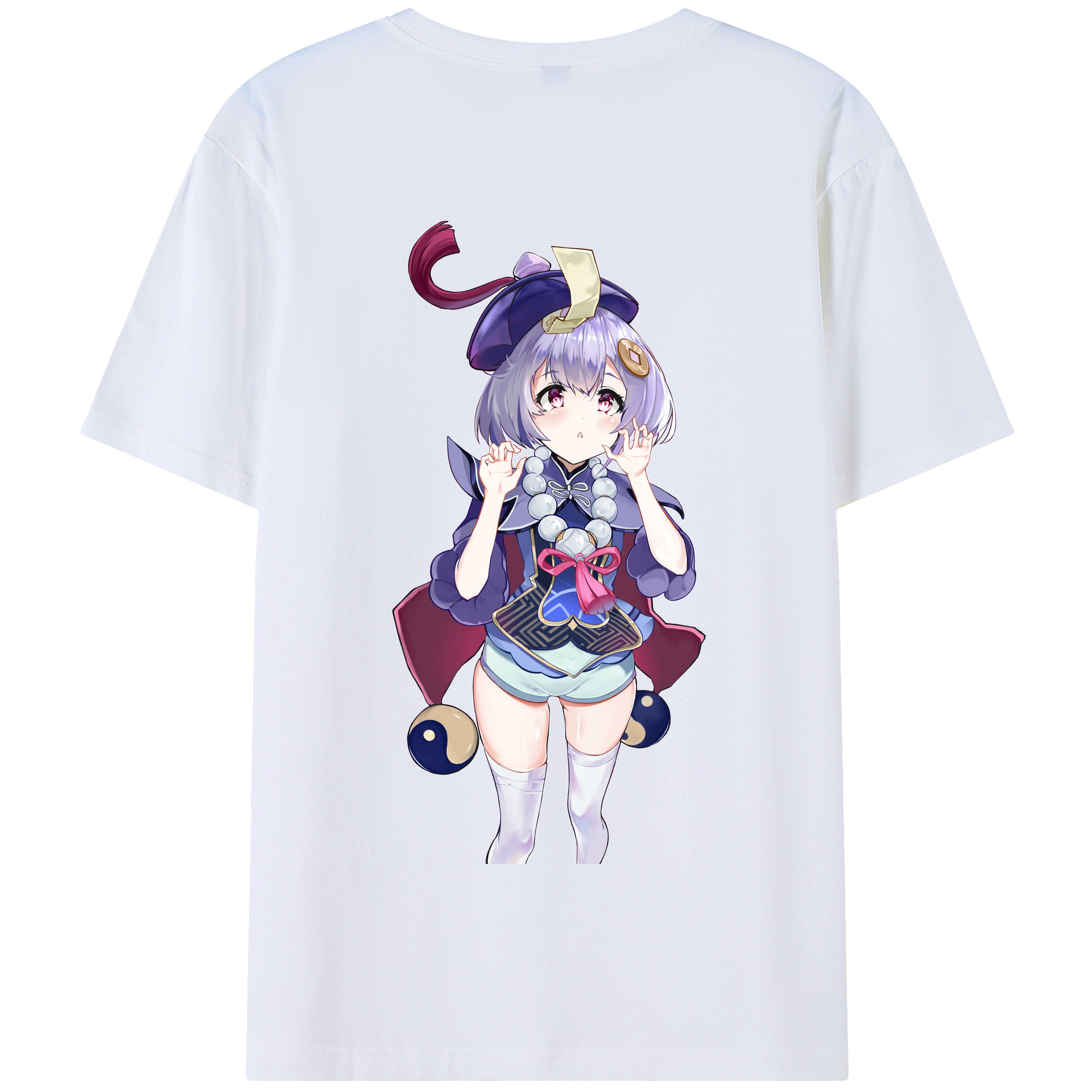 げんし神 七七 なな  genshin Nana 綿100％半袖Tシャツ（背面プリント）