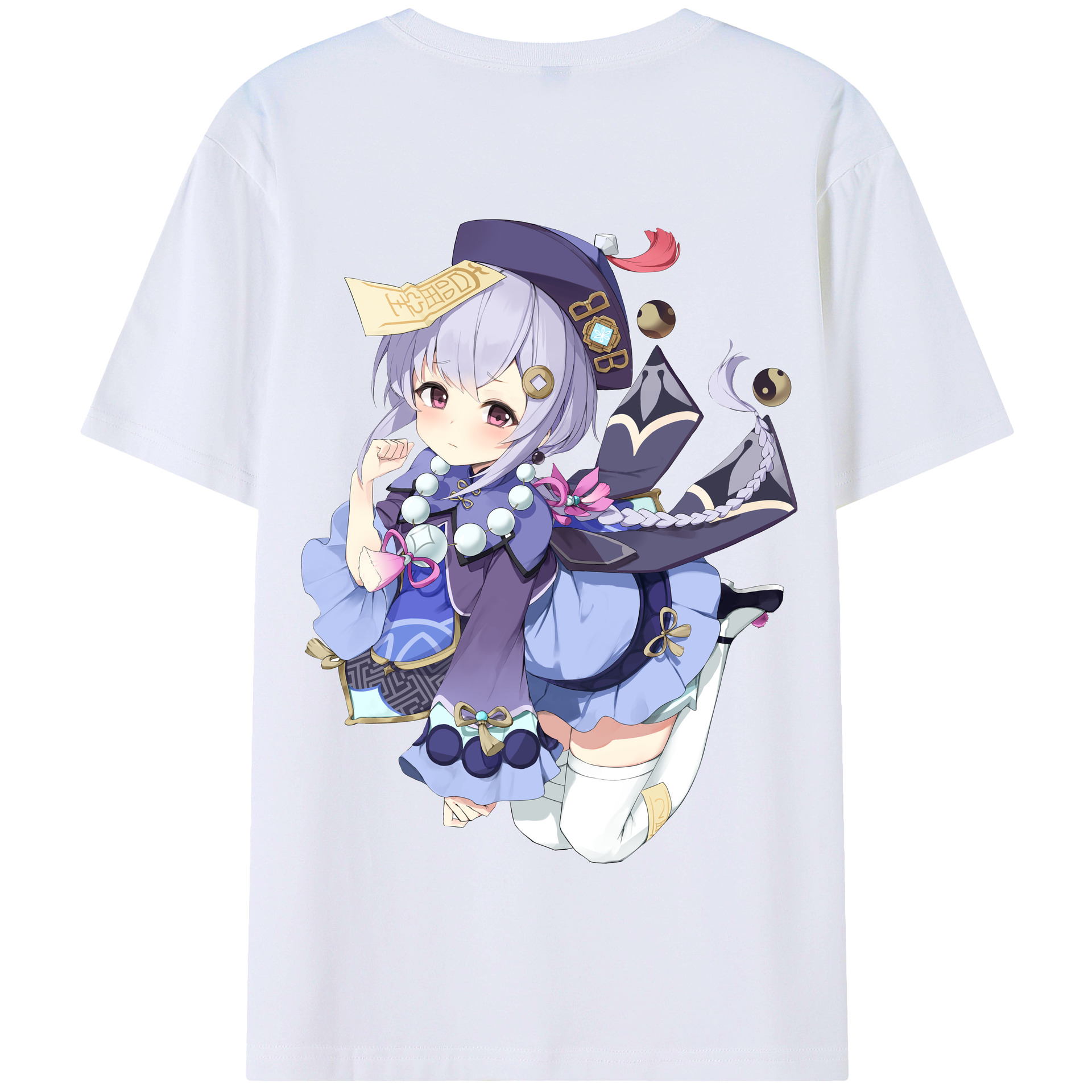 げんし神 七七 なな  genshin Nana 綿100％半袖Tシャツ（背面プリント）