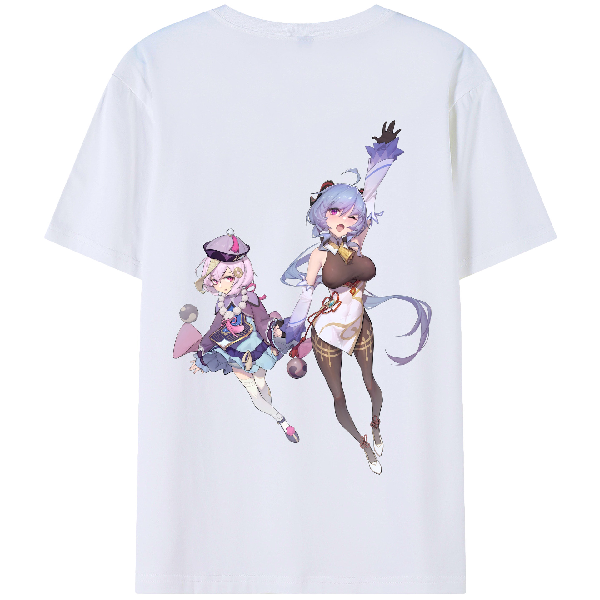 げんし神 七七 なな  genshin Nana 綿100％半袖Tシャツ（背面プリント）