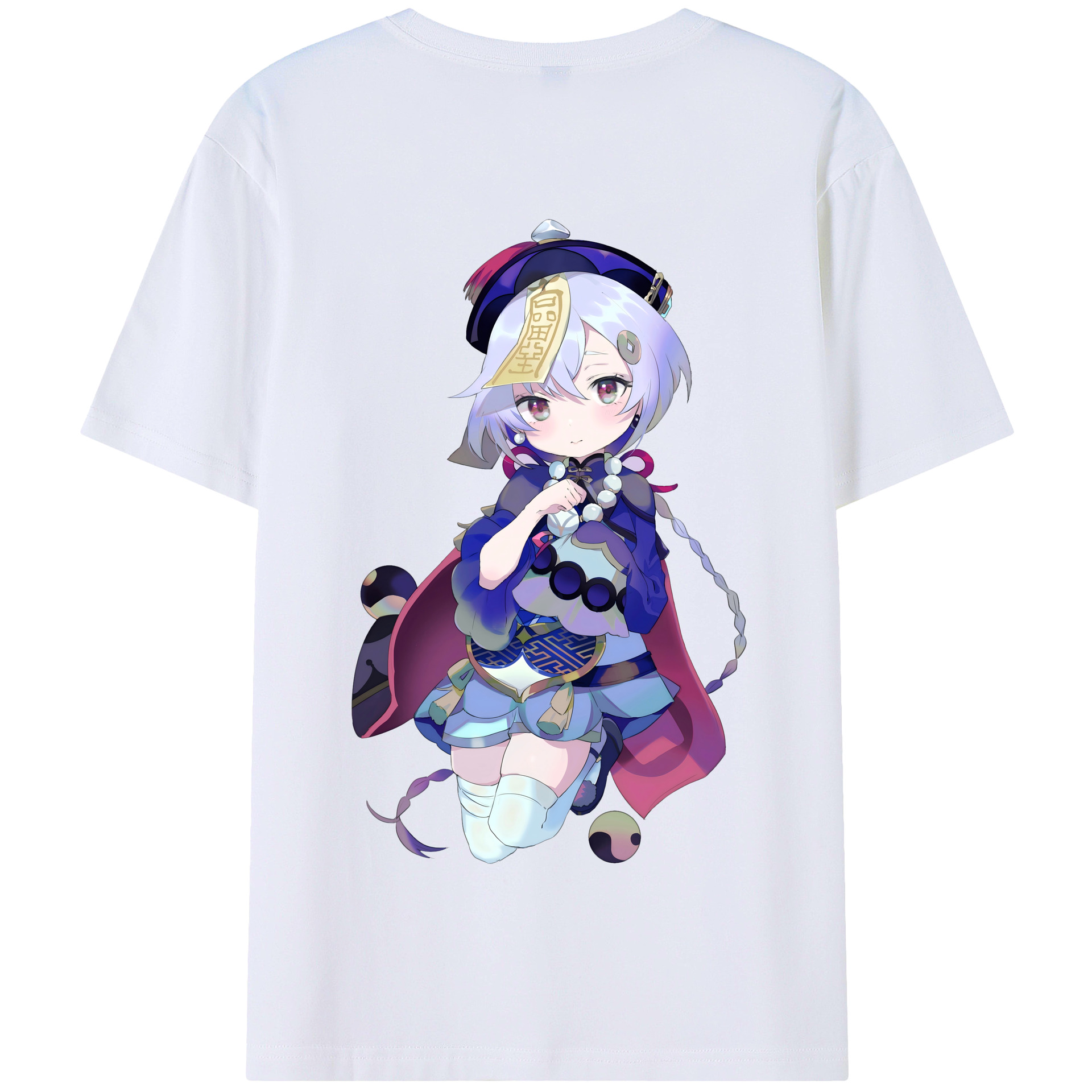 げんし神 七七 なな  genshin Nana 綿100％半袖Tシャツ（背面プリント）