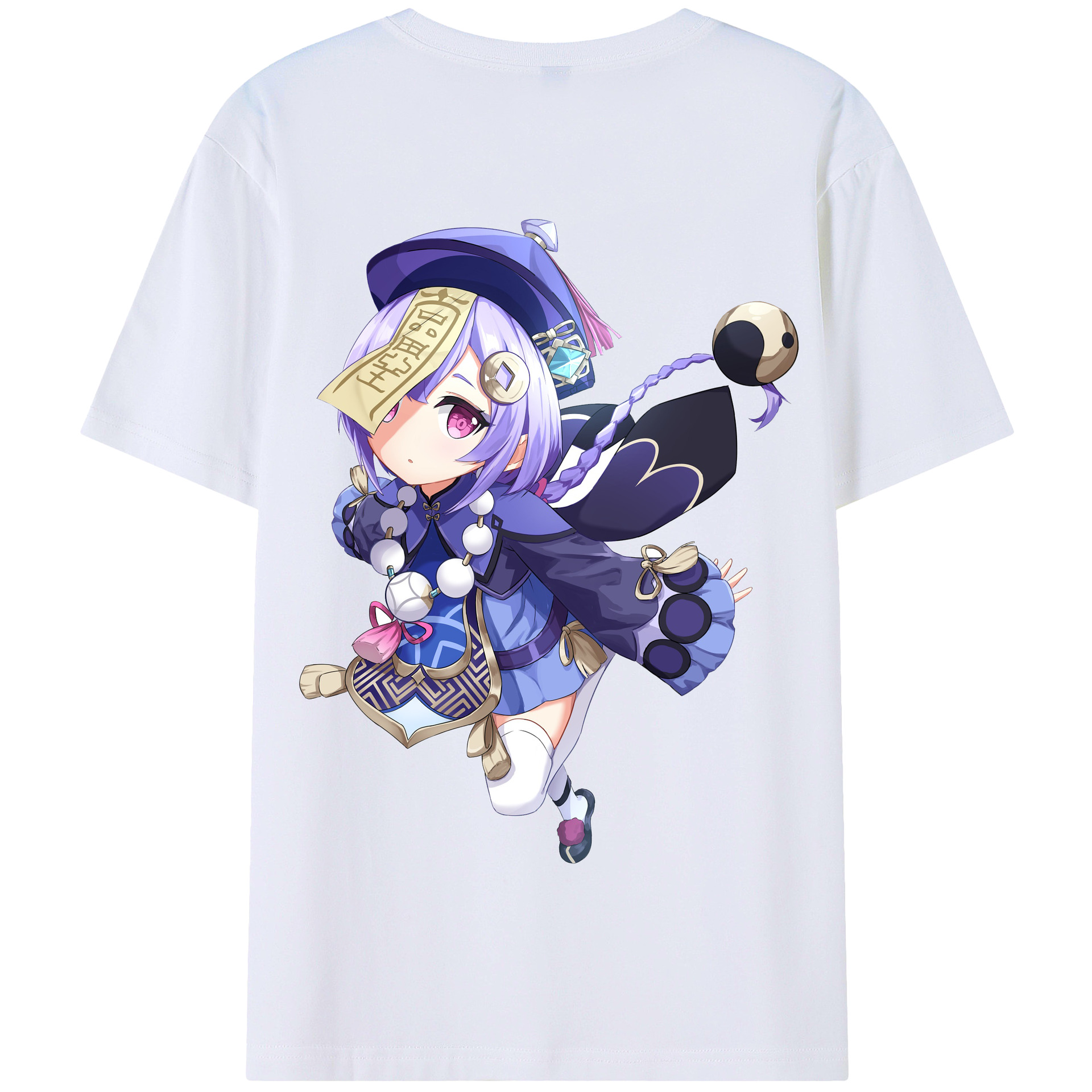 げんし神 七七 なな  genshin Nana 綿100％半袖Tシャツ（背面プリント）