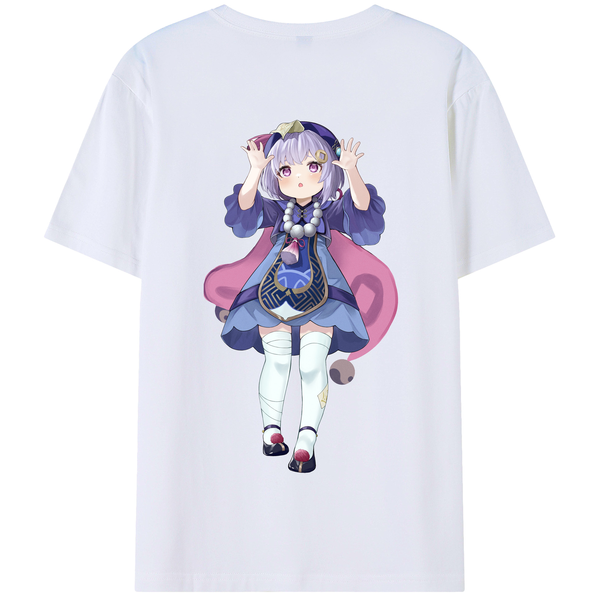 げんし神 七七 なな  genshin Nana 綿100％半袖Tシャツ（背面プリント）