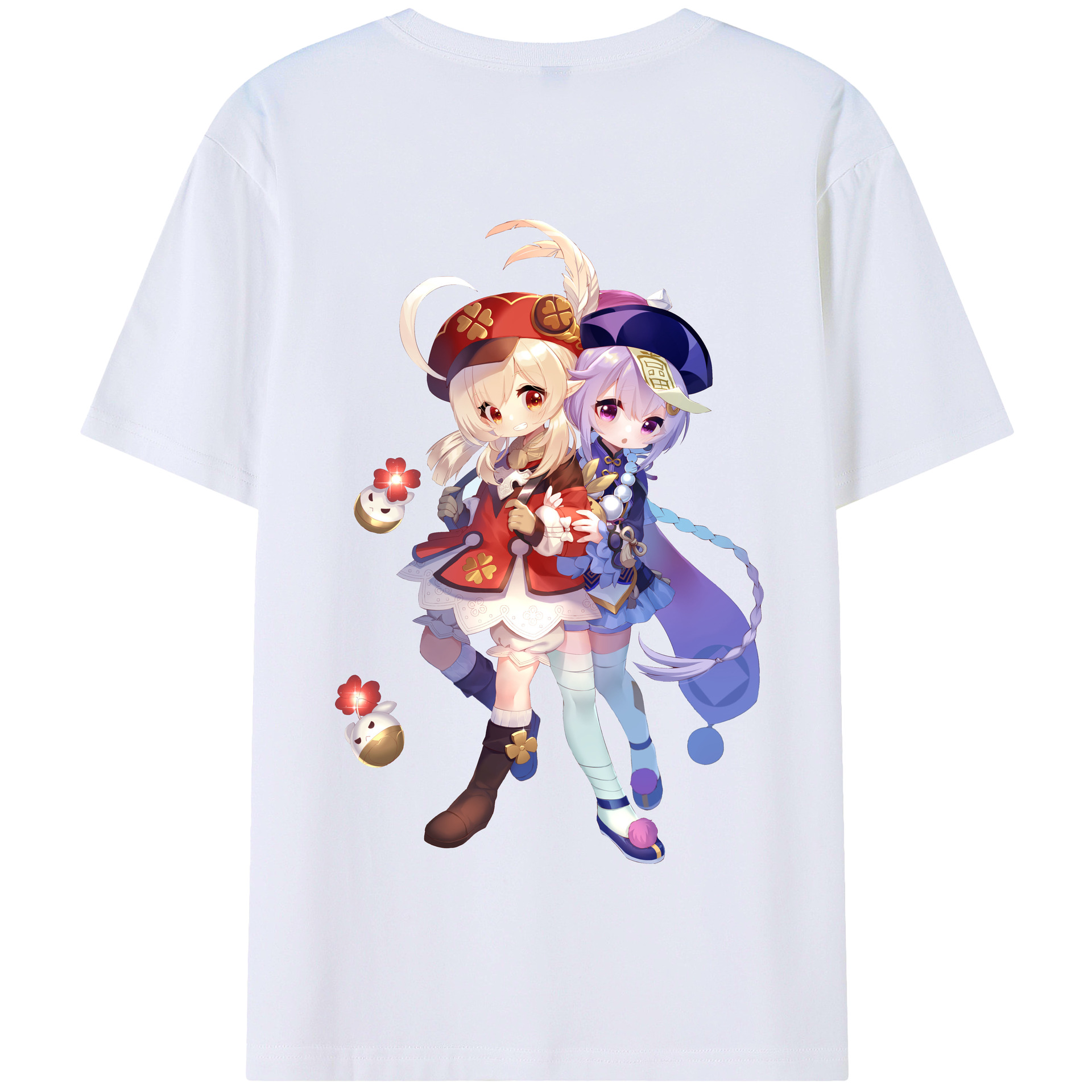 げんし神 七七 なな  genshin Nana 綿100％半袖Tシャツ（背面プリント）