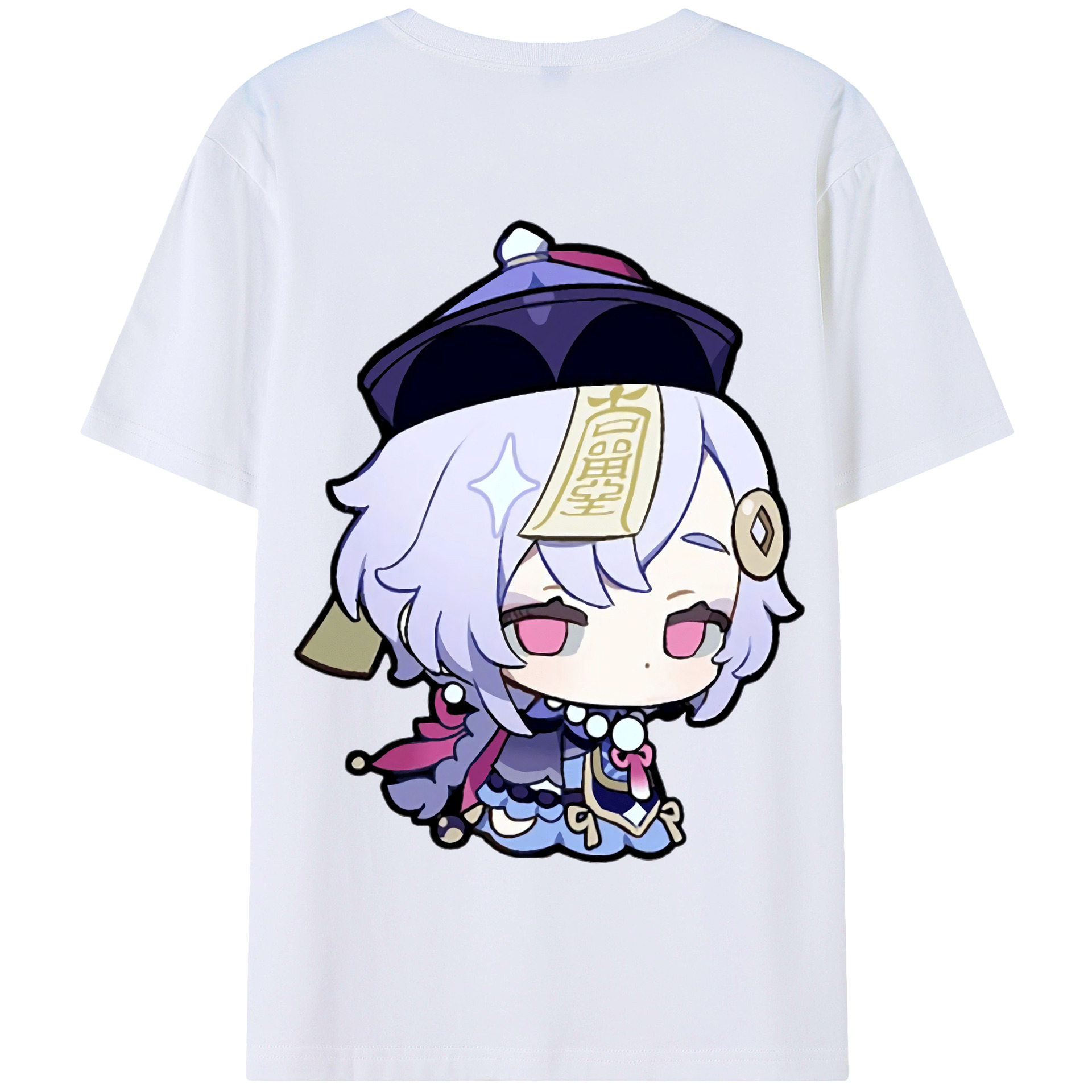 げんし神 七七 なな  genshin Nana 綿100％半袖Tシャツ（背面プリント）