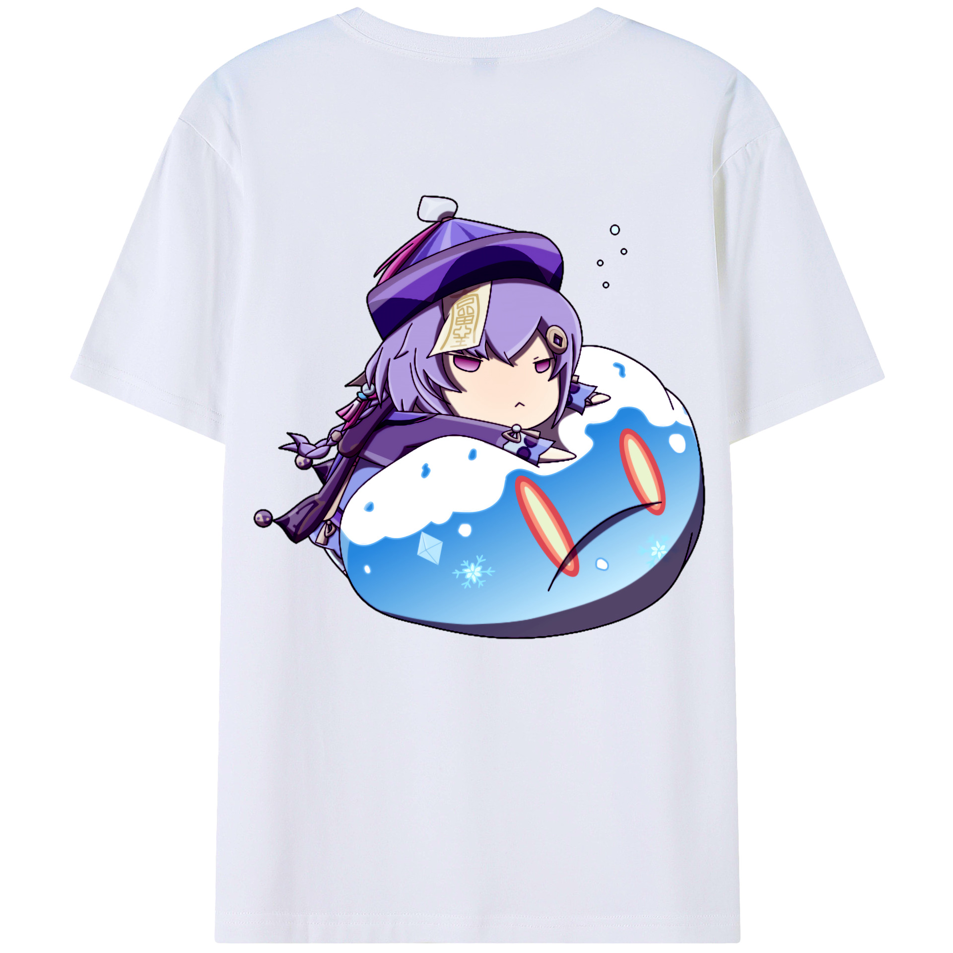 げんし神 七七 なな  genshin Nana 綿100％半袖Tシャツ（背面プリント）