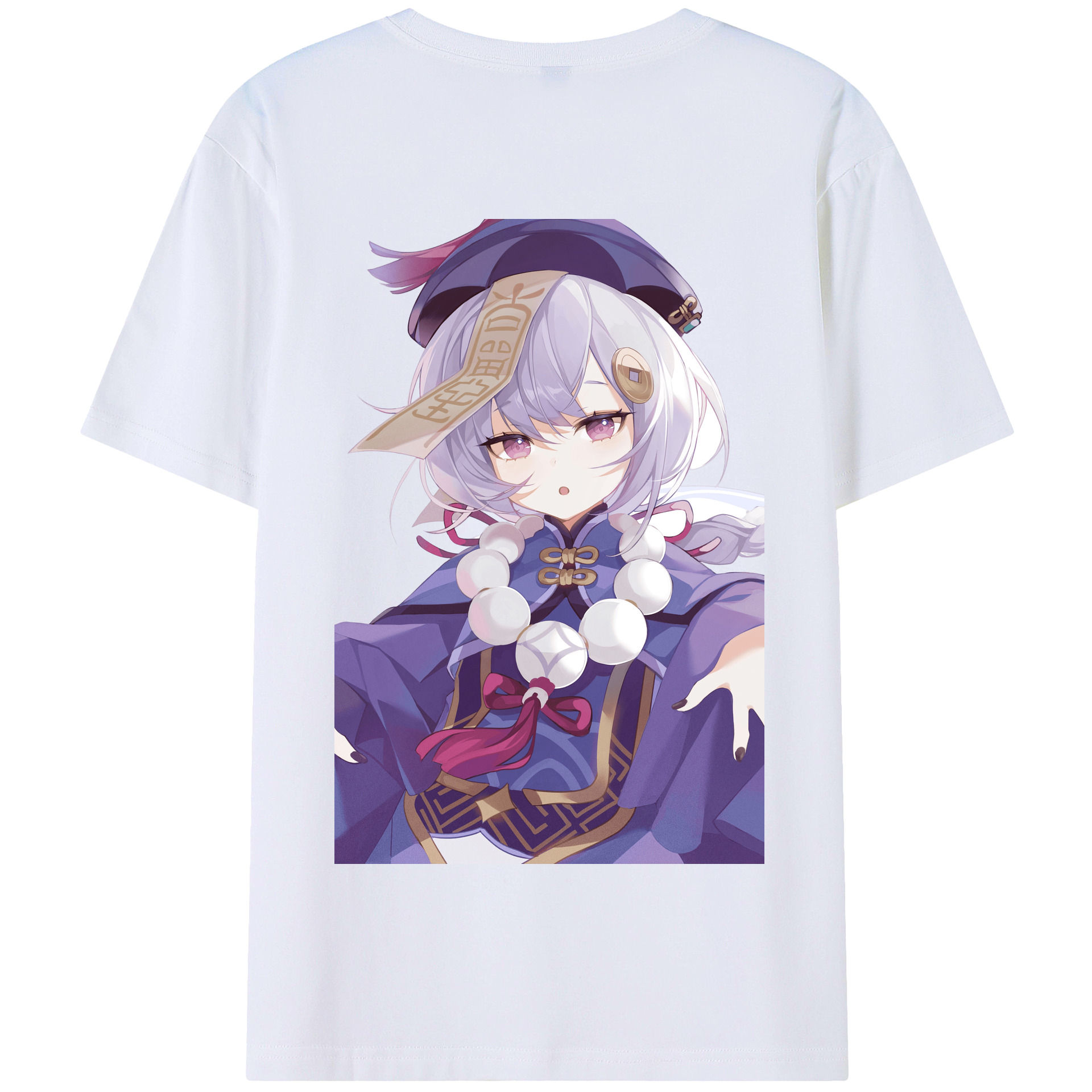 げんし神 七七 なな  genshin Nana 綿100％半袖Tシャツ（背面プリント）