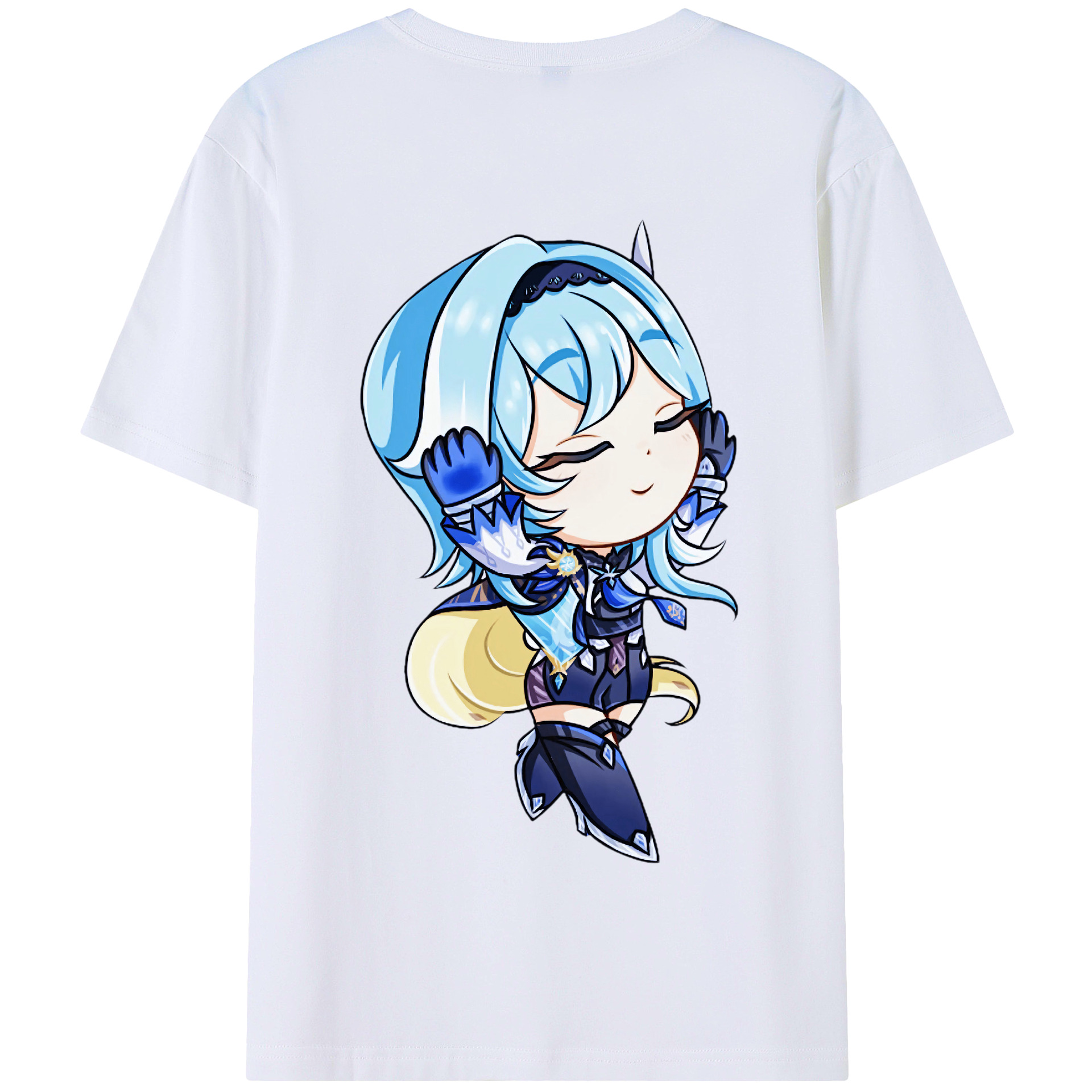 げんし神 优菈 ゆうら genshin Yūra 綿100％半袖Tシャツ（背面プリント）