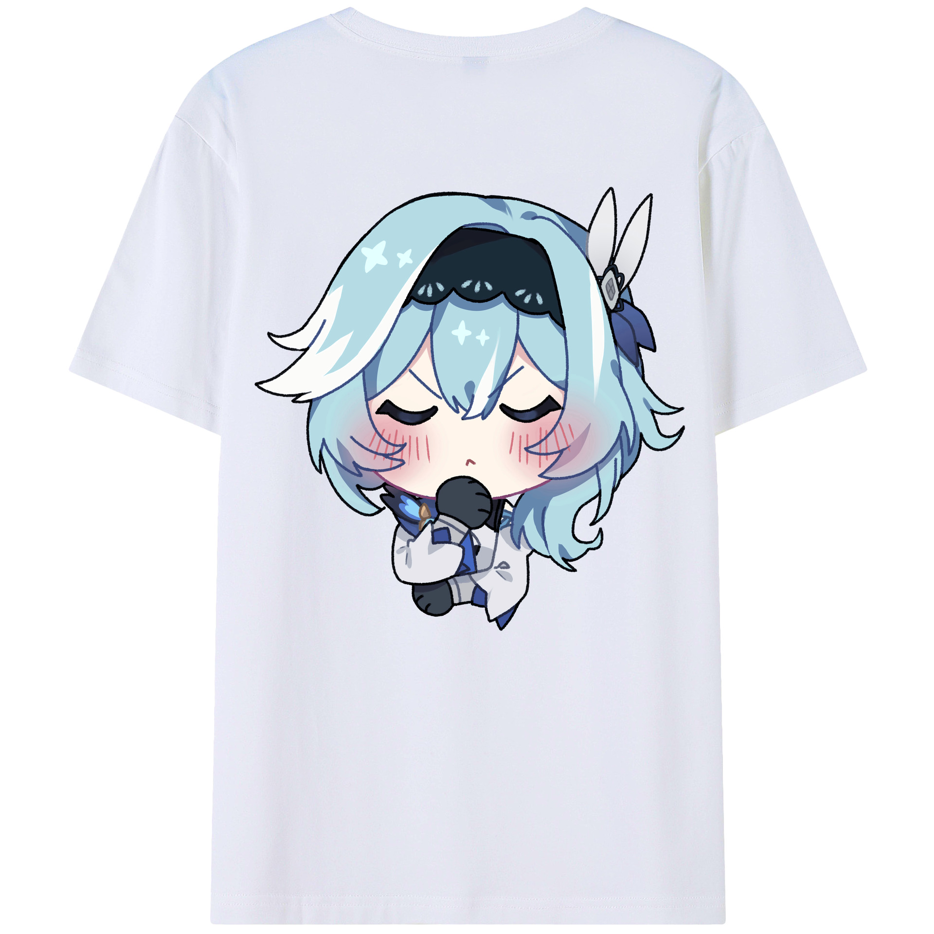 げんし神 优菈 ゆうら genshin Yūra 綿100％半袖Tシャツ（背面プリント）