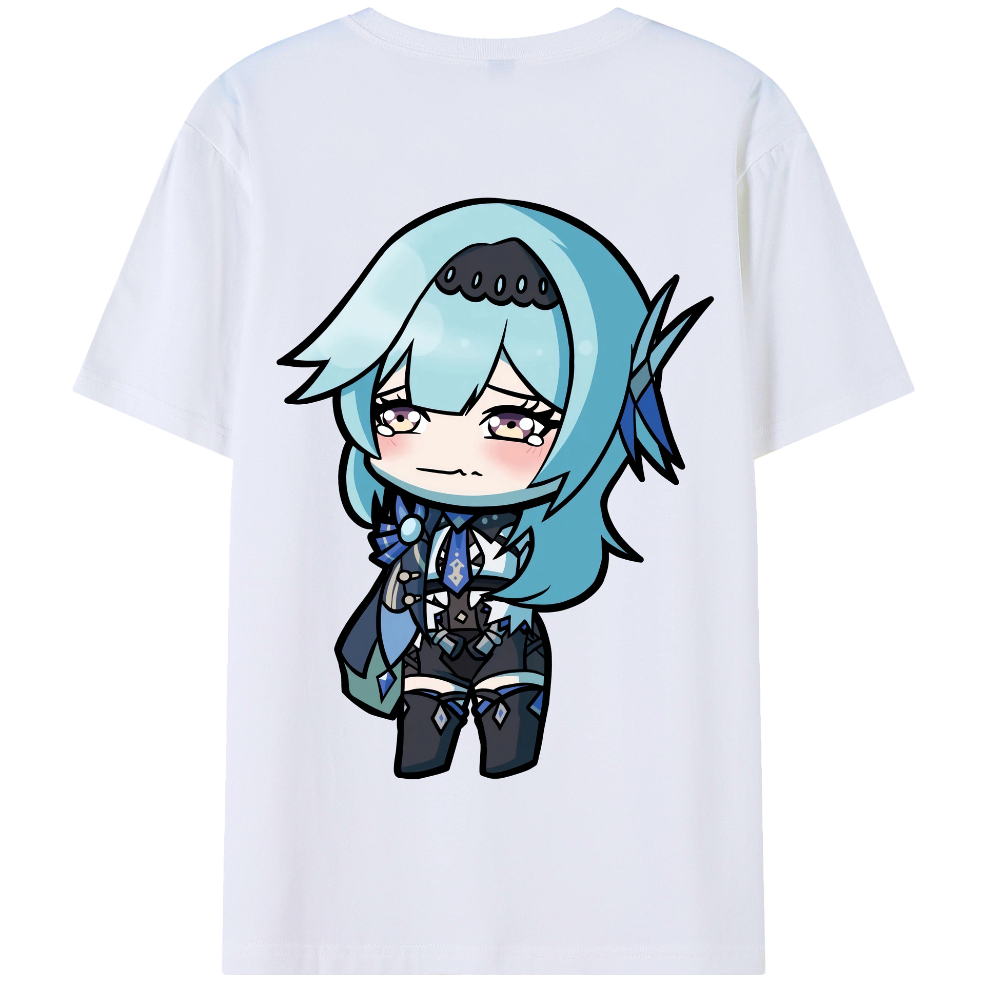 げんし神 优菈 ゆうら genshin Yūra 綿100％半袖Tシャツ（背面プリント）