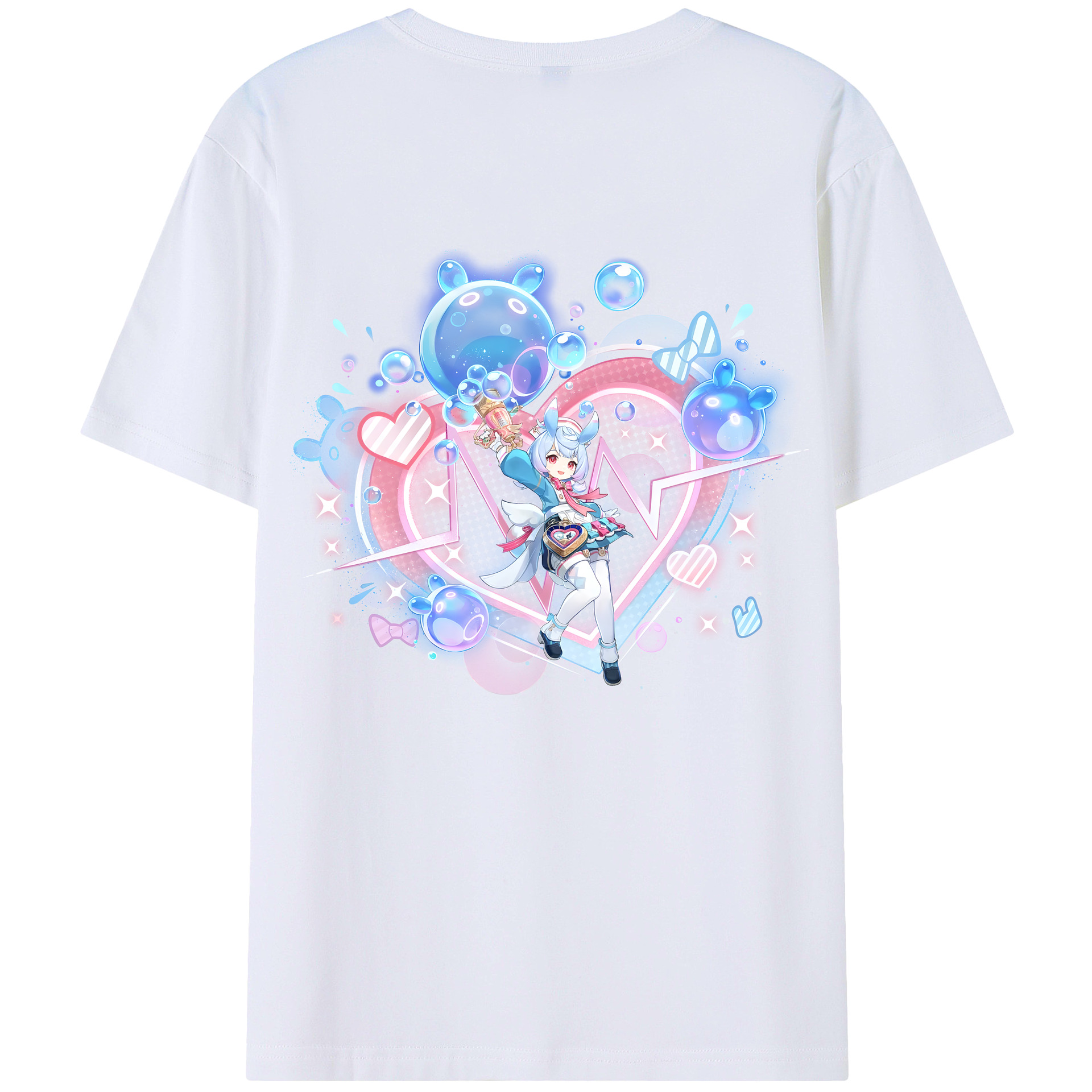 げんし神 シゲウィン genshin Shigewin 綿100％半袖Tシャツ（背面プリント）