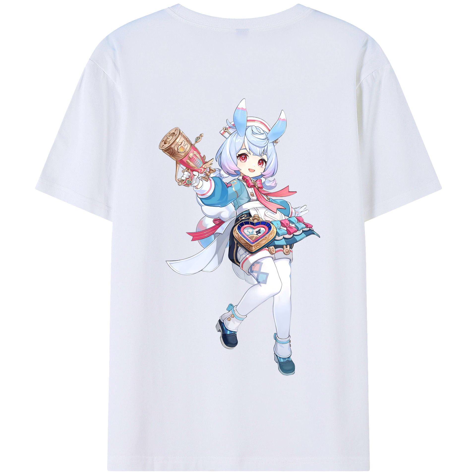 げんし神 シゲウィン genshin Shigewin 綿100％半袖Tシャツ（背面プリント）