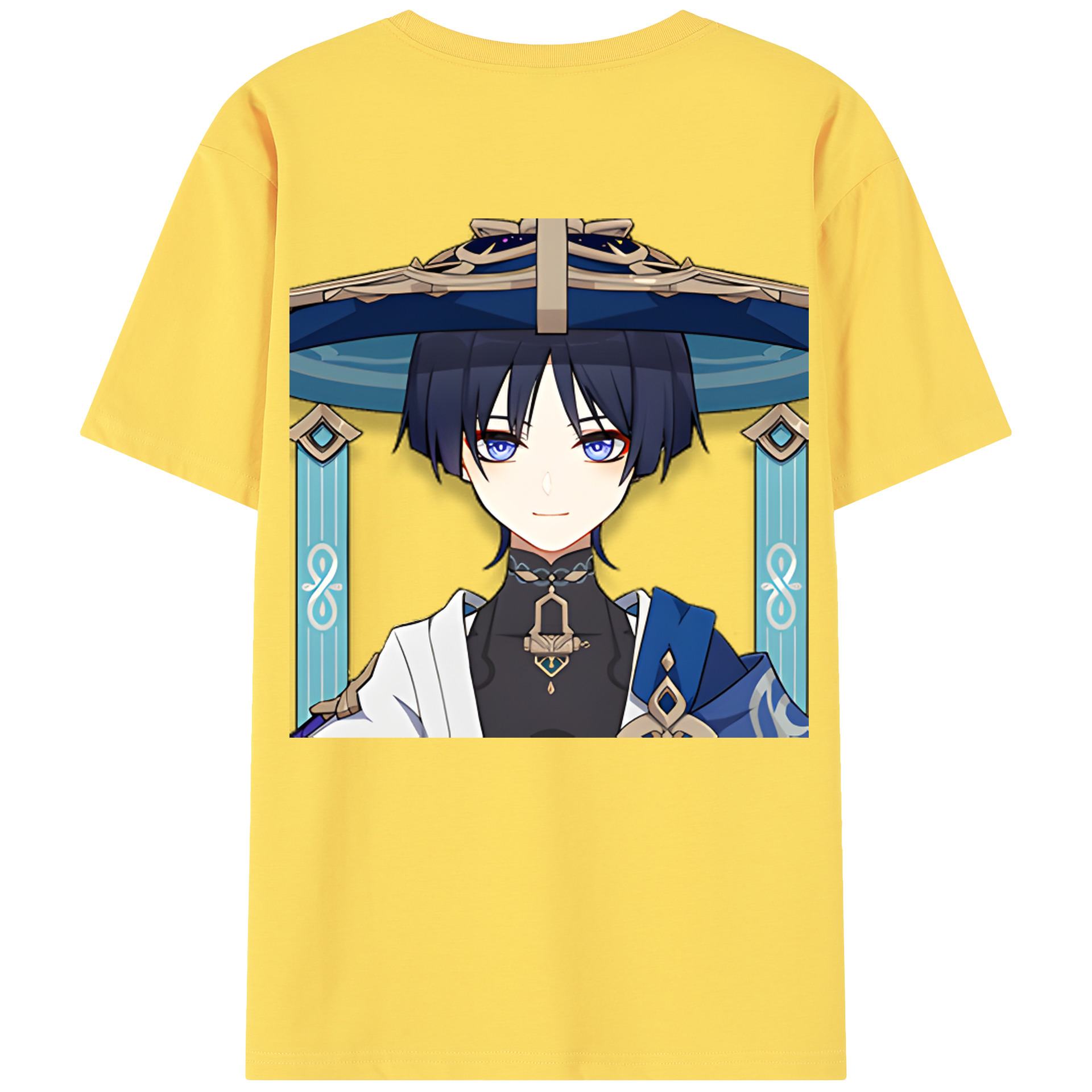 げんし神 さんペい genshin Sanpei 綿100％半袖Tシャツ（背面プリント）