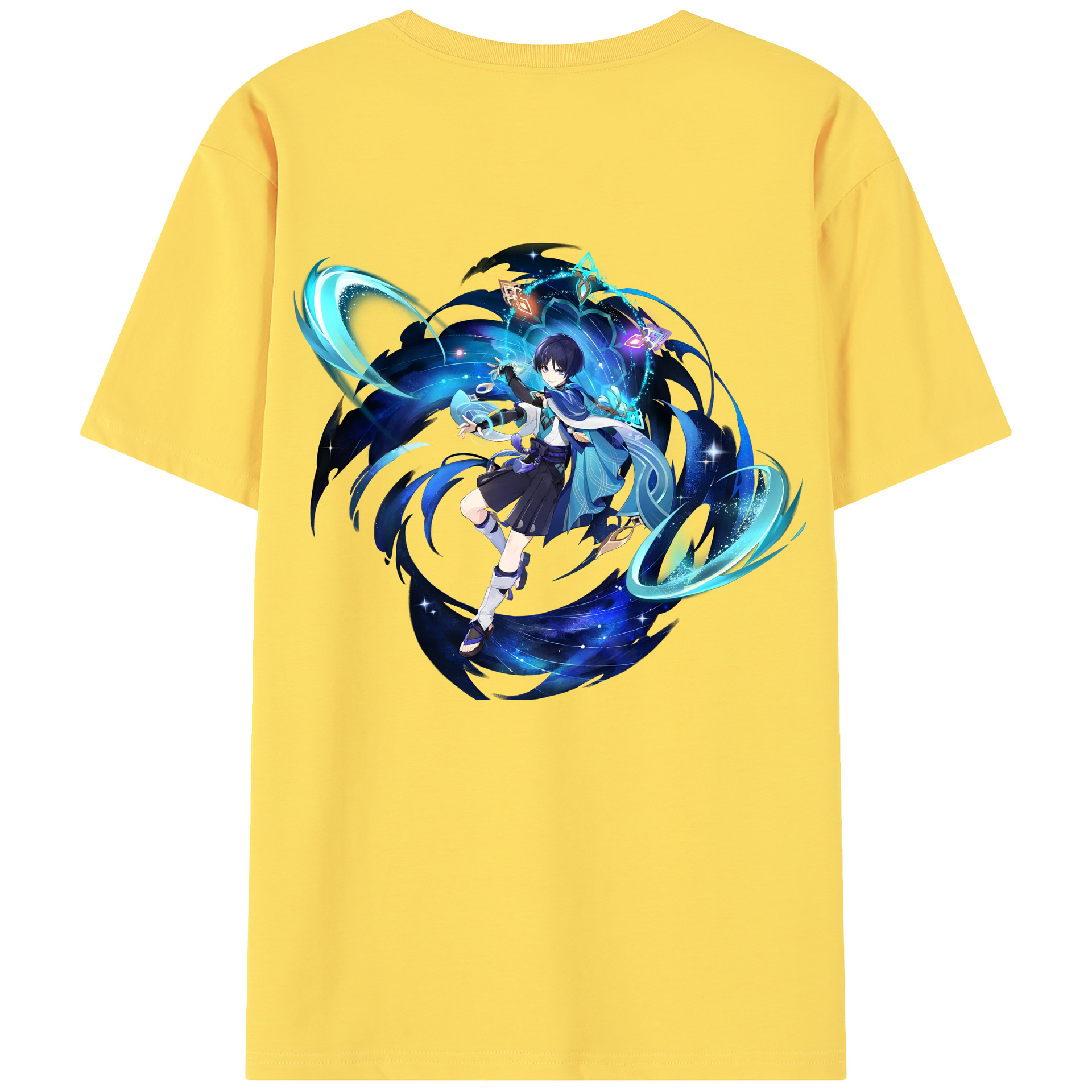 げんし神 さんペい genshin Sanpei 綿100％半袖Tシャツ（背面プリント）