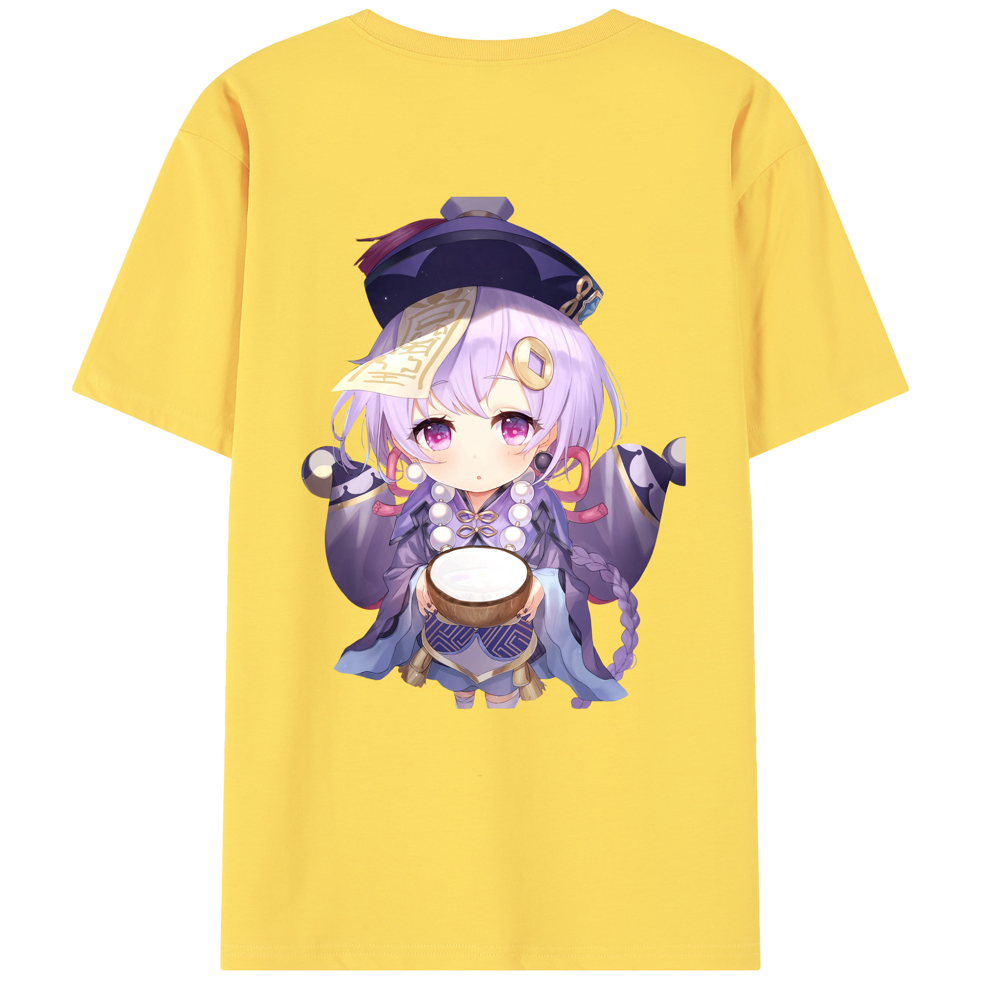 げんし神 七七 なな  genshin Nana 綿100％半袖Tシャツ（背面プリント）