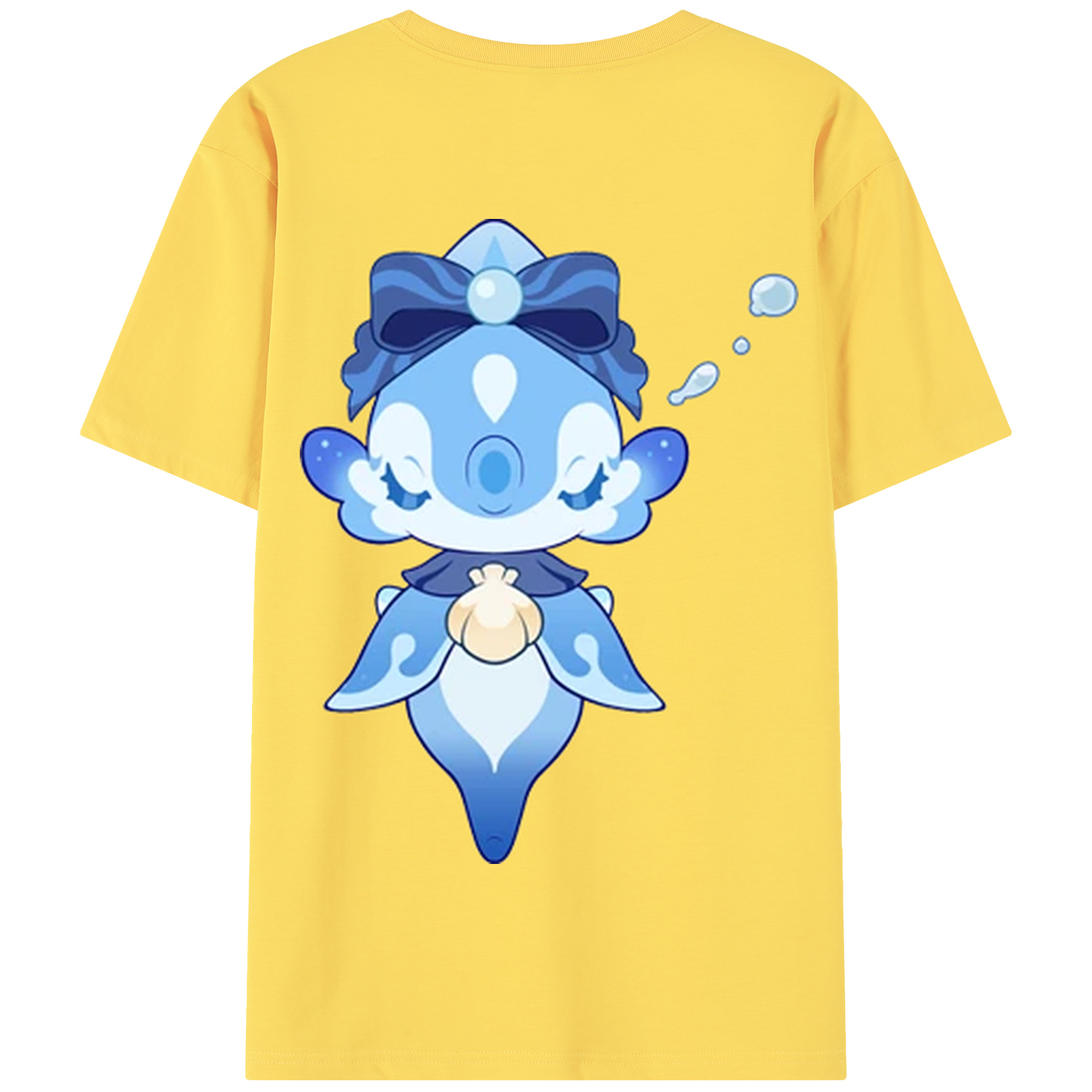 げんし神 フリーナ genshin Furina 綿100％半袖Tシャツ（背面プリント）