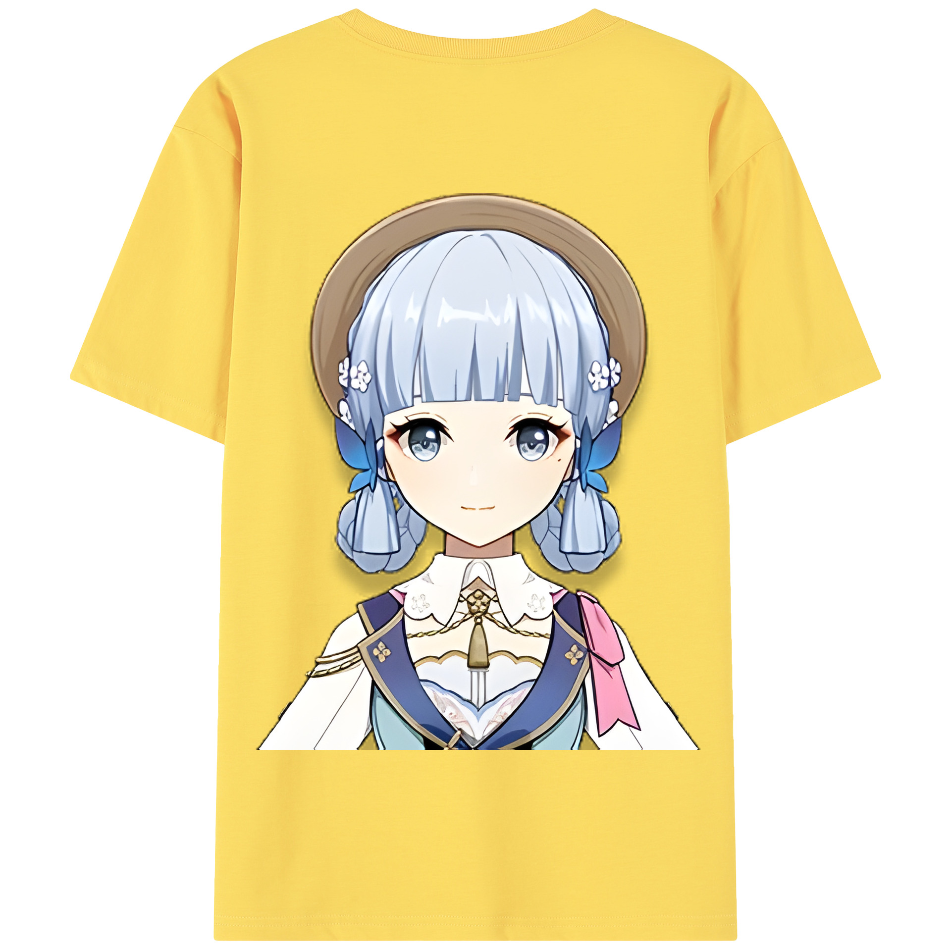げんし神 神里綾華 神宮寺レン genshin Kamimiya Ren 綿100％半袖Tシャツ（背面プリント）