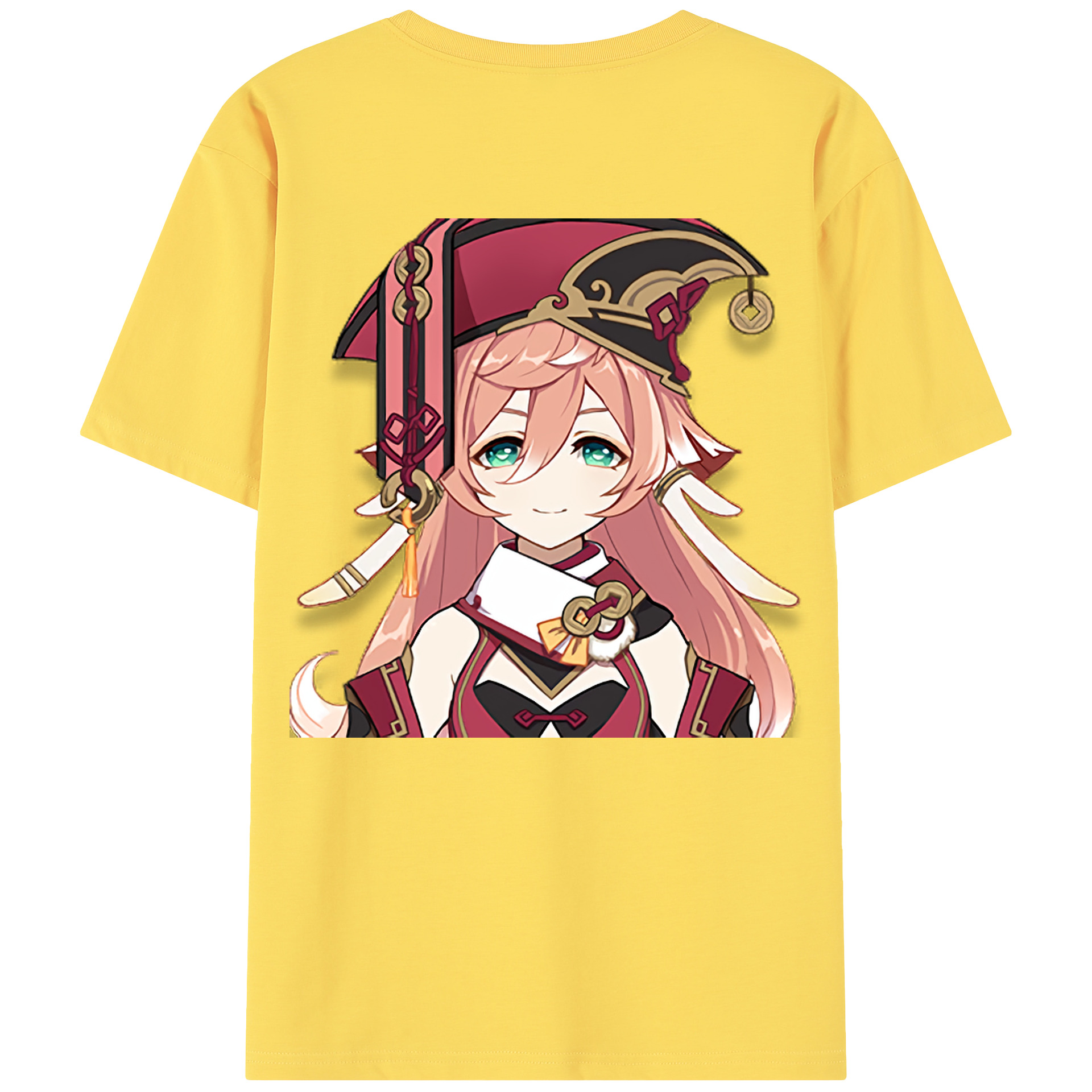げんし神 ヤンフェイ genshin Yanfei 綿100％半袖Tシャツ（背面プリント）