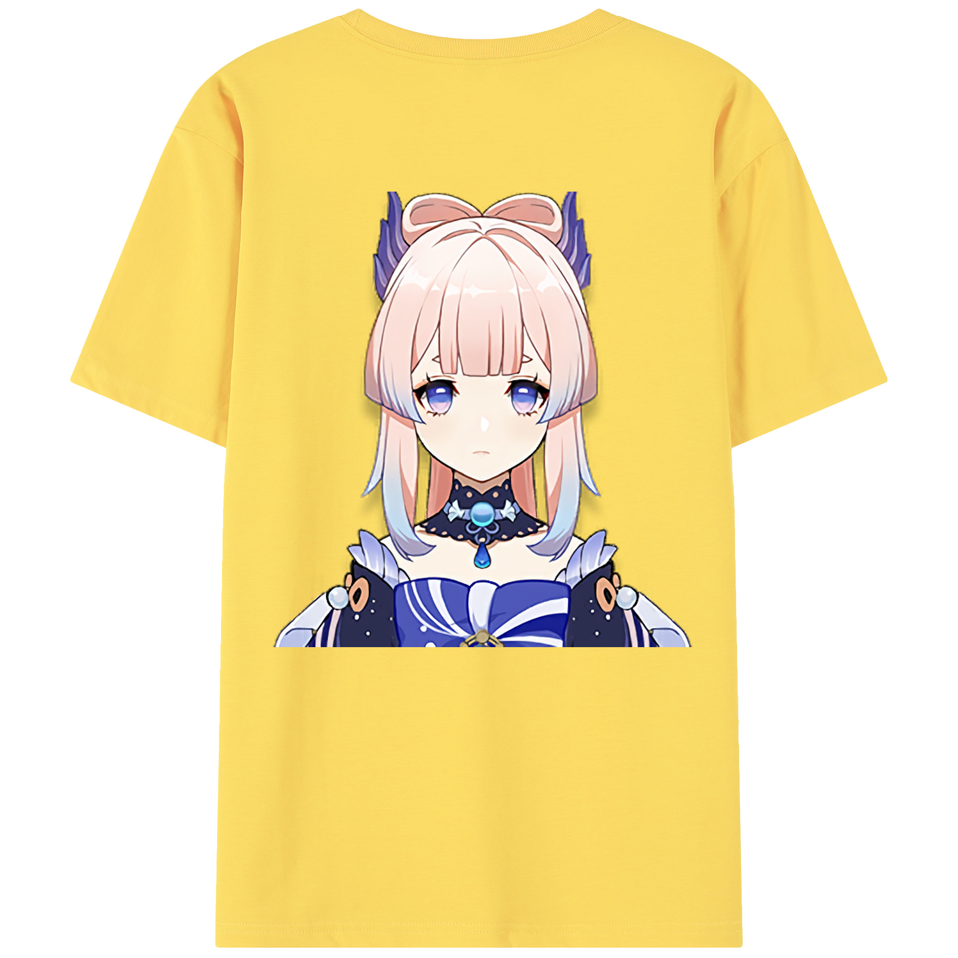 げんし神 珊瑚宮心海 サンゴノミヤ・ココミ genshin Sangonomiya Kokomi 綿100％半袖Tシャツ（背面プリント）