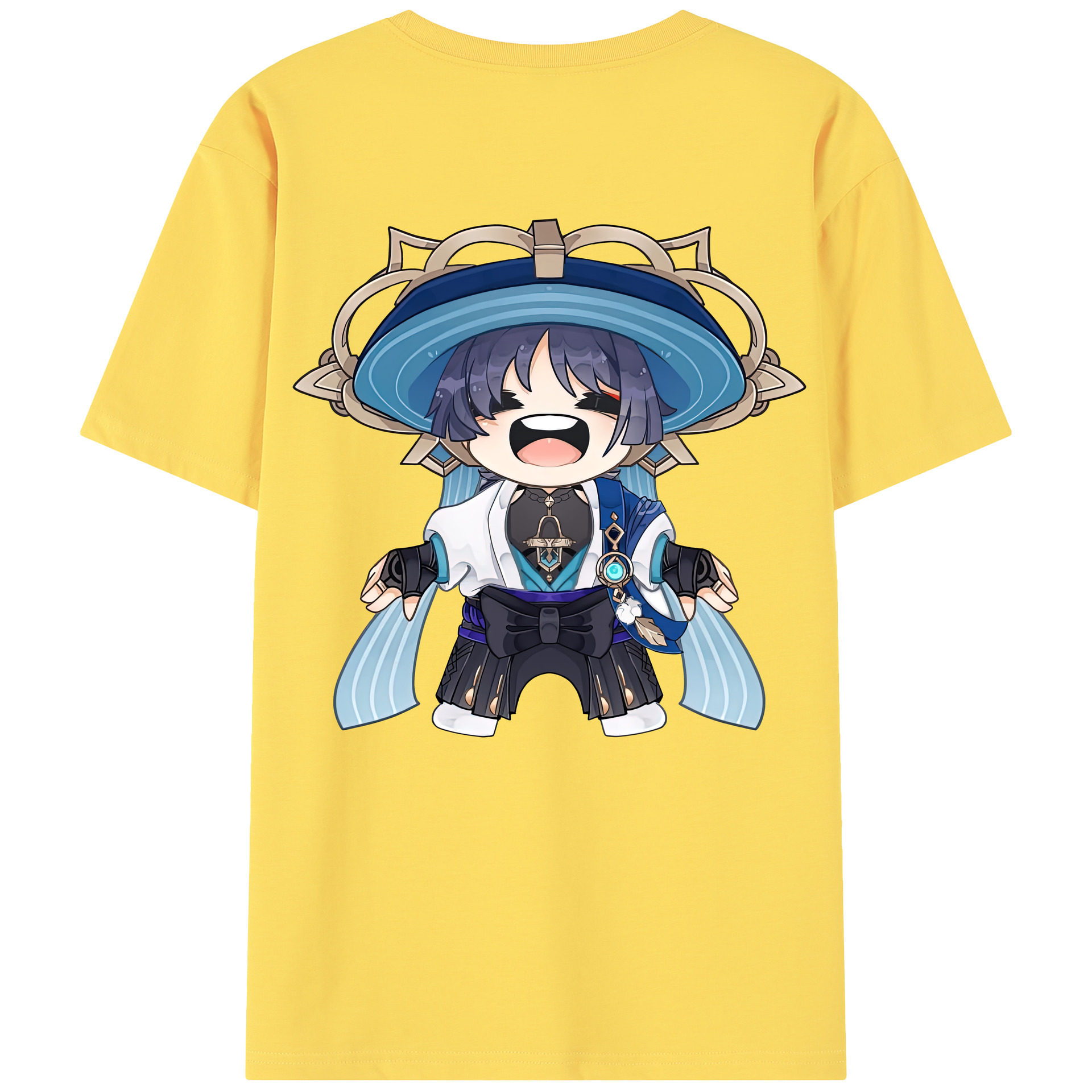 げんし神 さんペい genshin Sanpei 綿100％半袖Tシャツ（背面プリント）