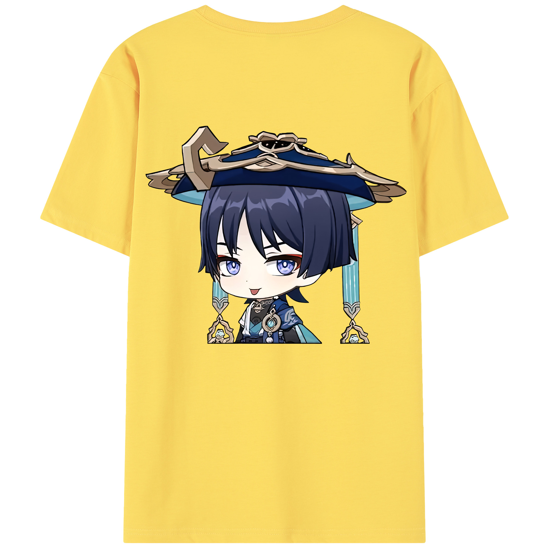 げんし神 さんペい genshin Sanpei 綿100％半袖Tシャツ（背面プリント）