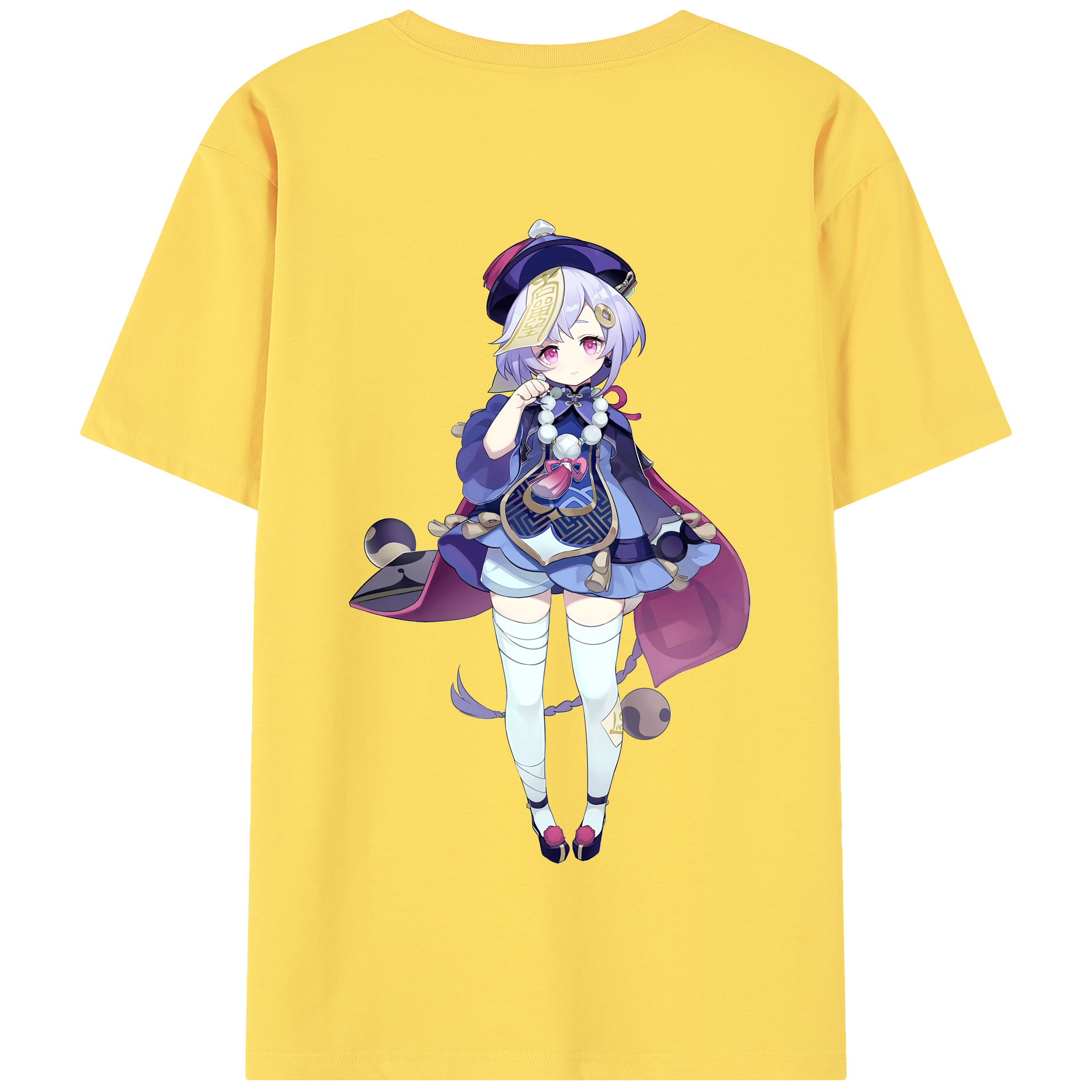 げんし神 七七 なな  genshin Nana 綿100％半袖Tシャツ（背面プリント）