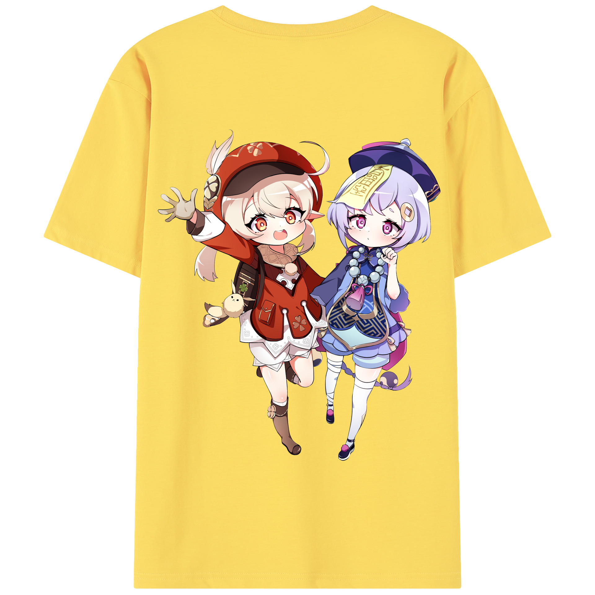 げんし神 七七 なな  genshin Nana 綿100％半袖Tシャツ（背面プリント）