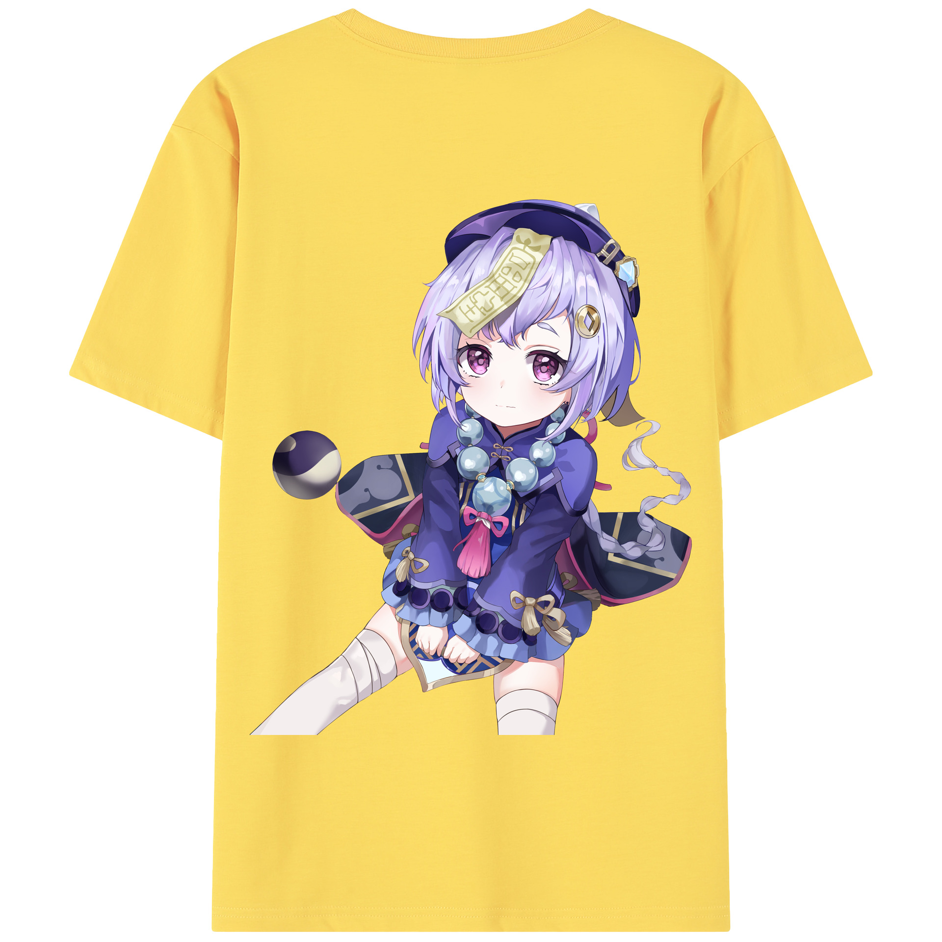 げんし神 七七 なな  genshin Nana 綿100％半袖Tシャツ（背面プリント）