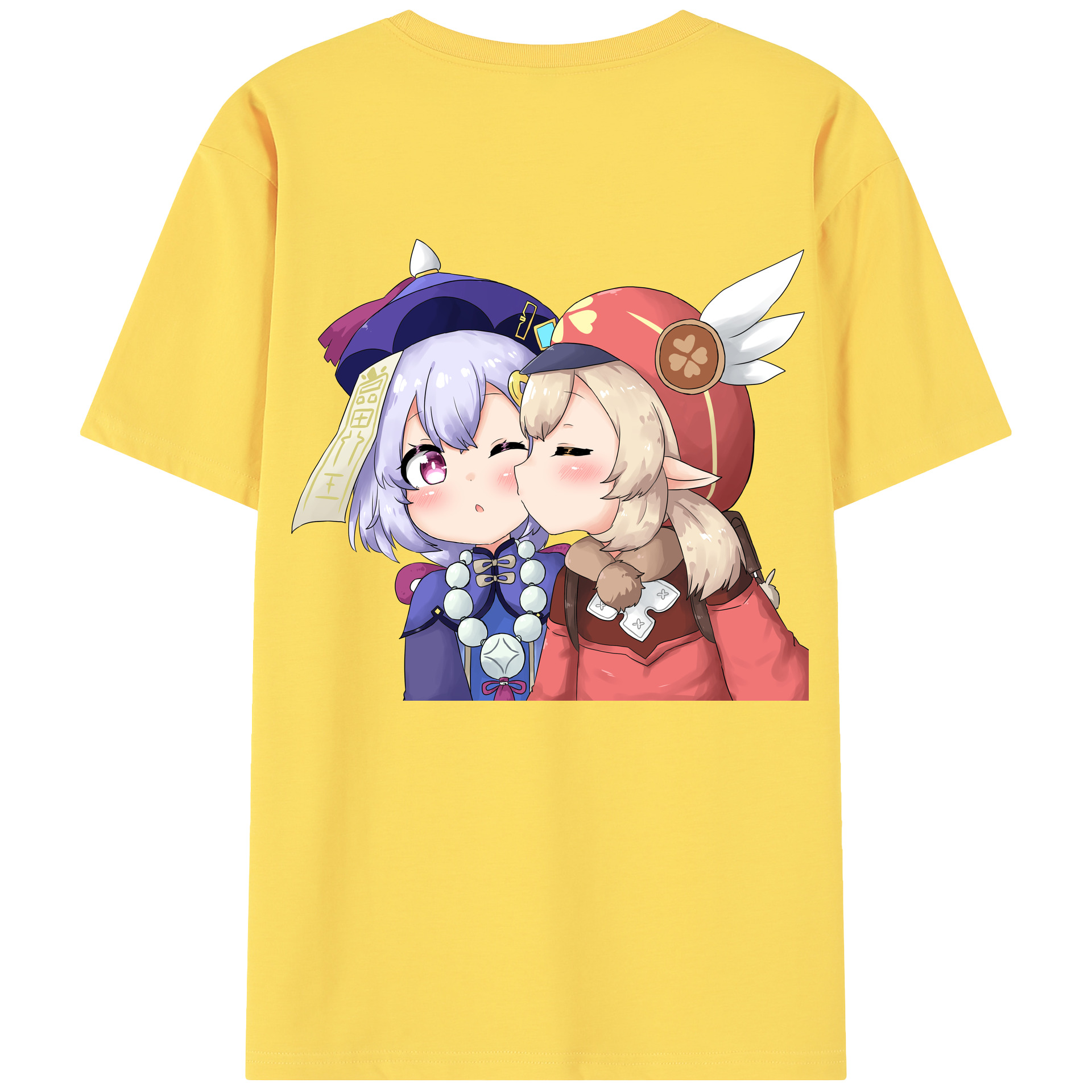げんし神 七七 なな  genshin Nana 綿100％半袖Tシャツ（背面プリント）