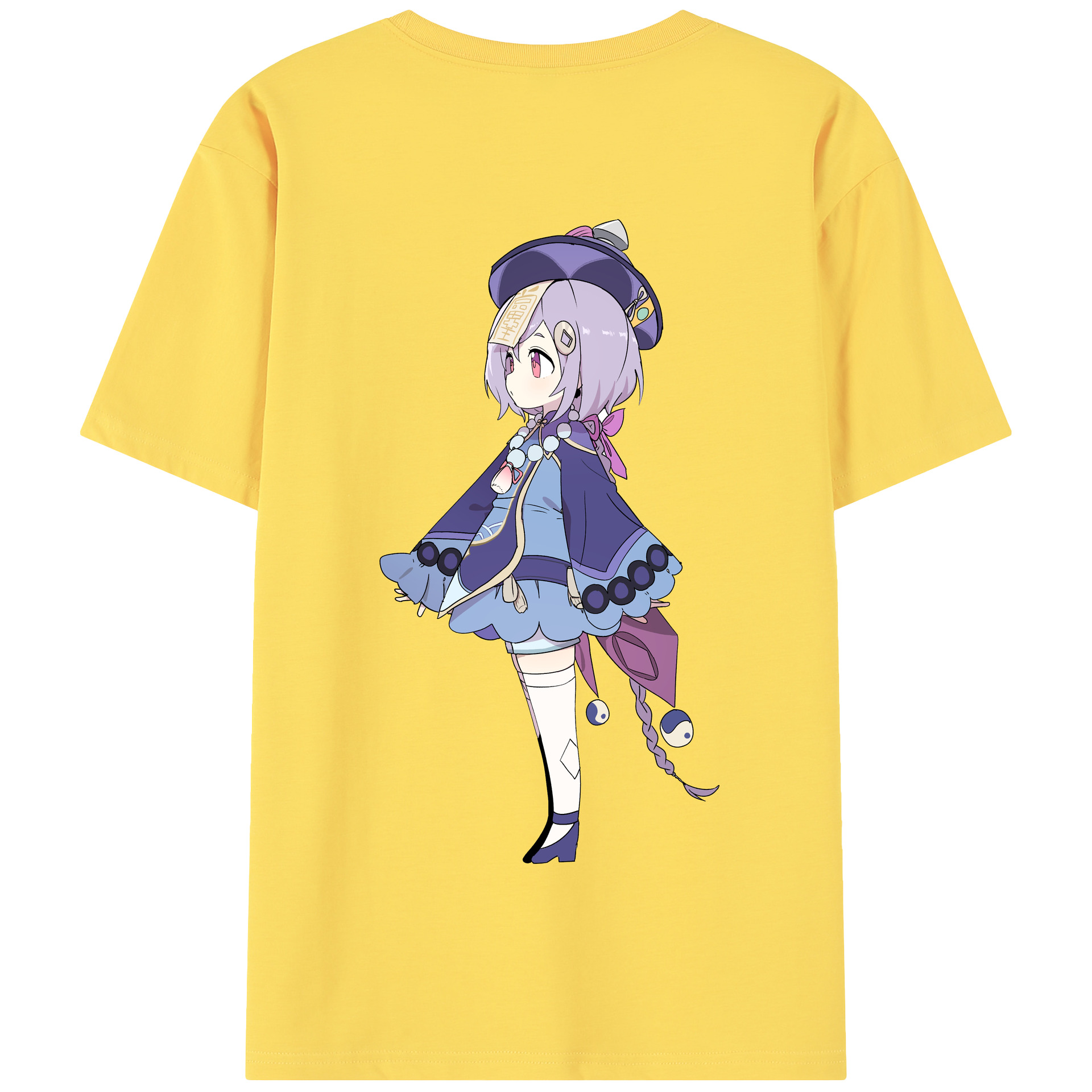 げんし神 七七 なな  genshin Nana 綿100％半袖Tシャツ（背面プリント）