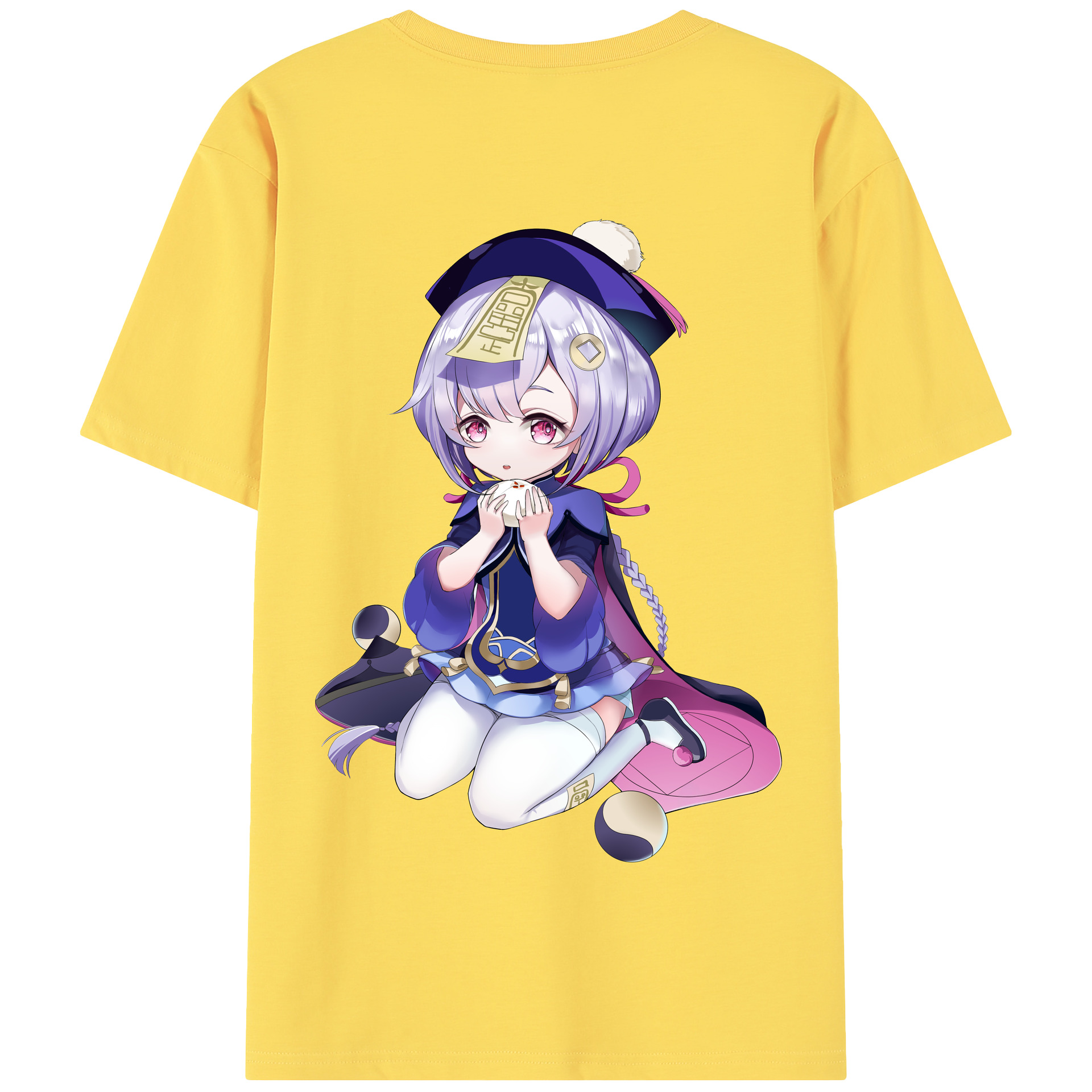 げんし神 七七 なな  genshin Nana 綿100％半袖Tシャツ（背面プリント）