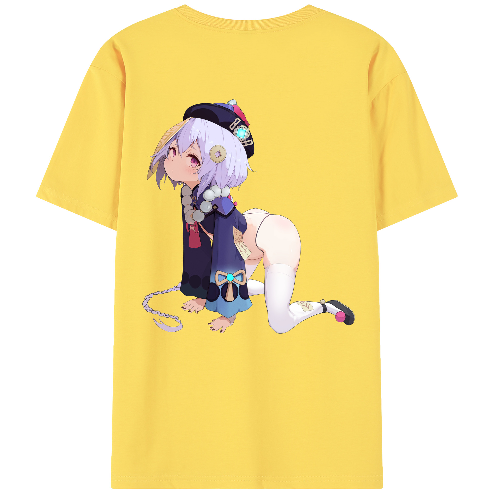 げんし神 七七 なな  genshin Nana 綿100％半袖Tシャツ（背面プリント）