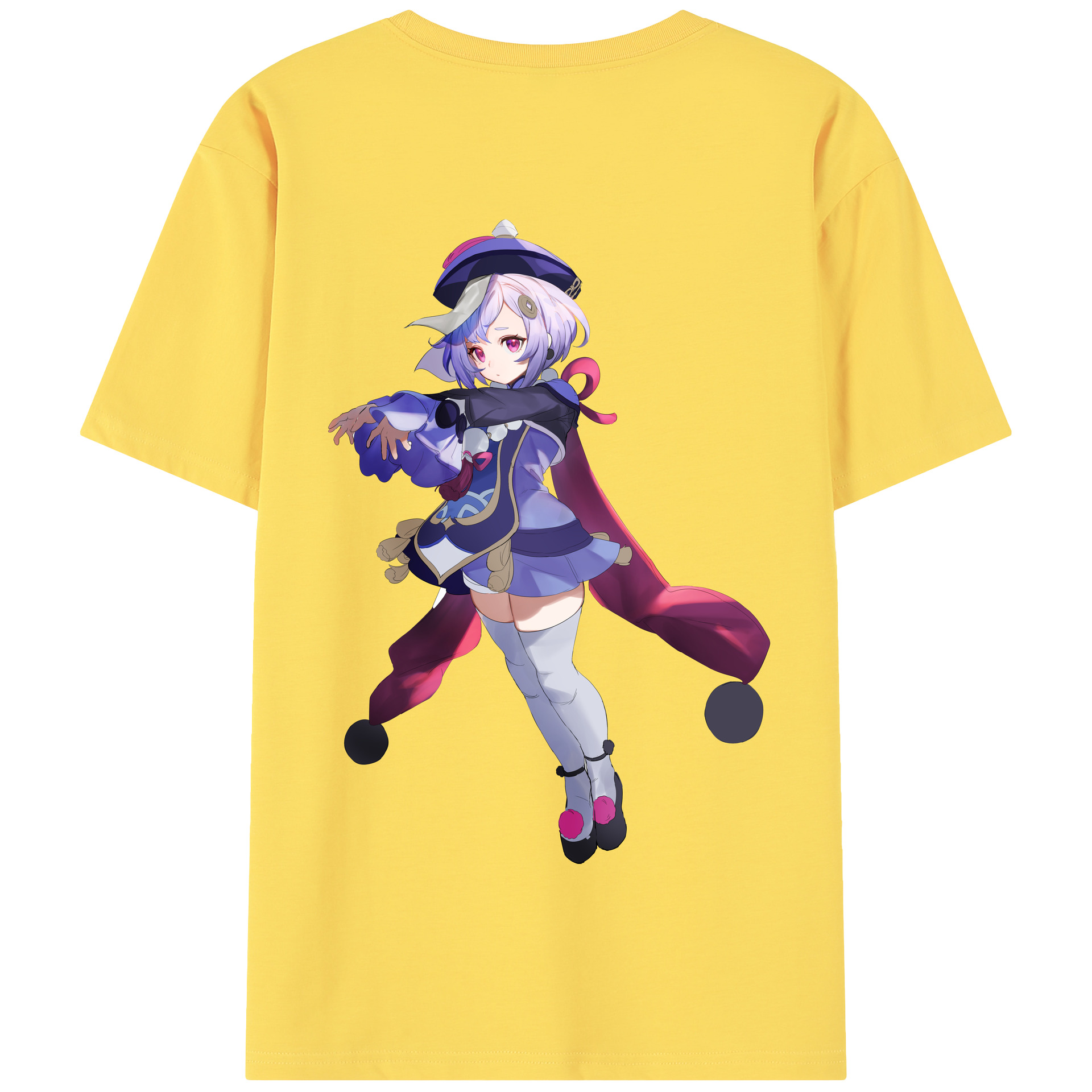 げんし神 七七 なな  genshin Nana 綿100％半袖Tシャツ（背面プリント）