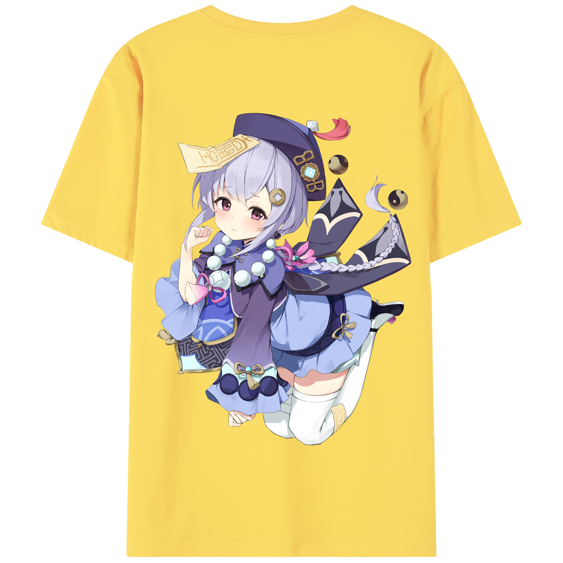 げんし神 七七 なな  genshin Nana 綿100％半袖Tシャツ（背面プリント）