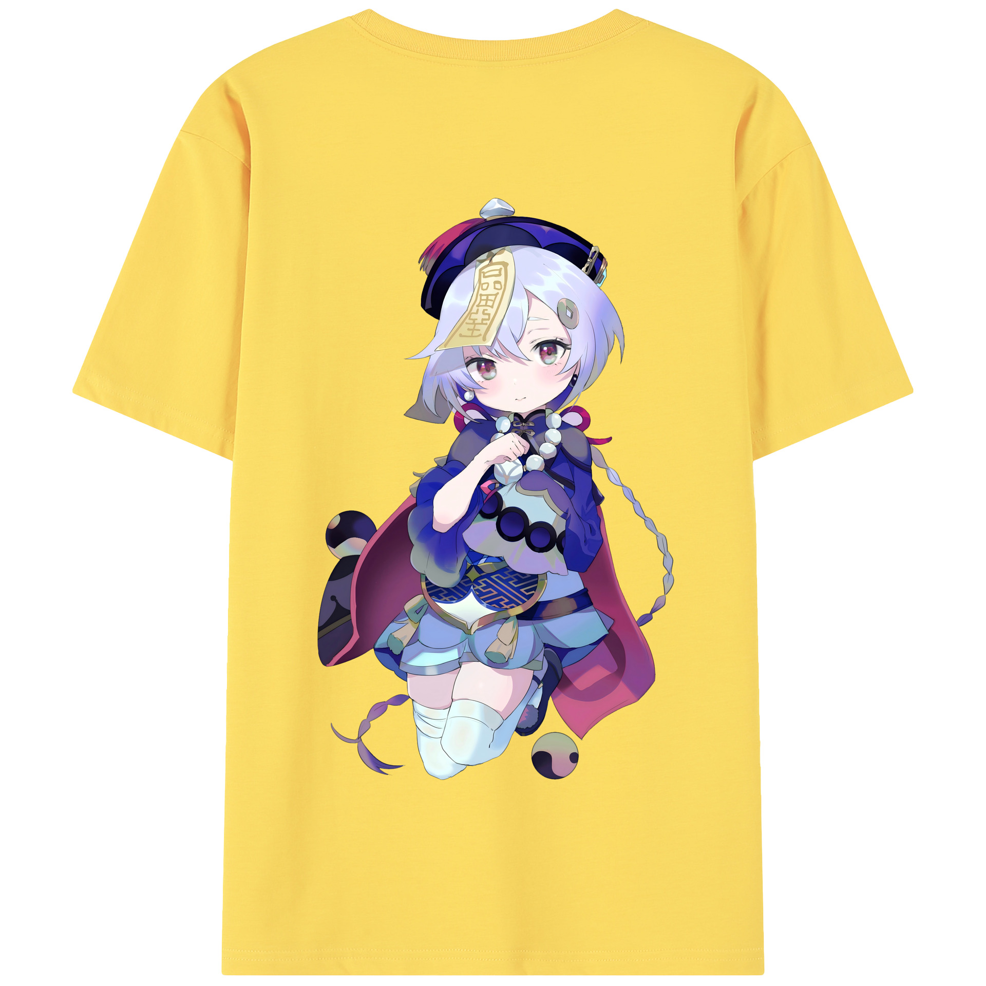 げんし神 七七 なな  genshin Nana 綿100％半袖Tシャツ（背面プリント）