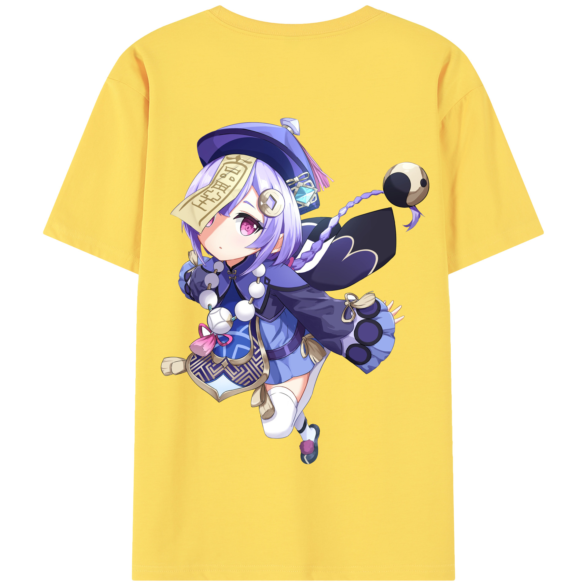 げんし神 七七 なな  genshin Nana 綿100％半袖Tシャツ（背面プリント）
