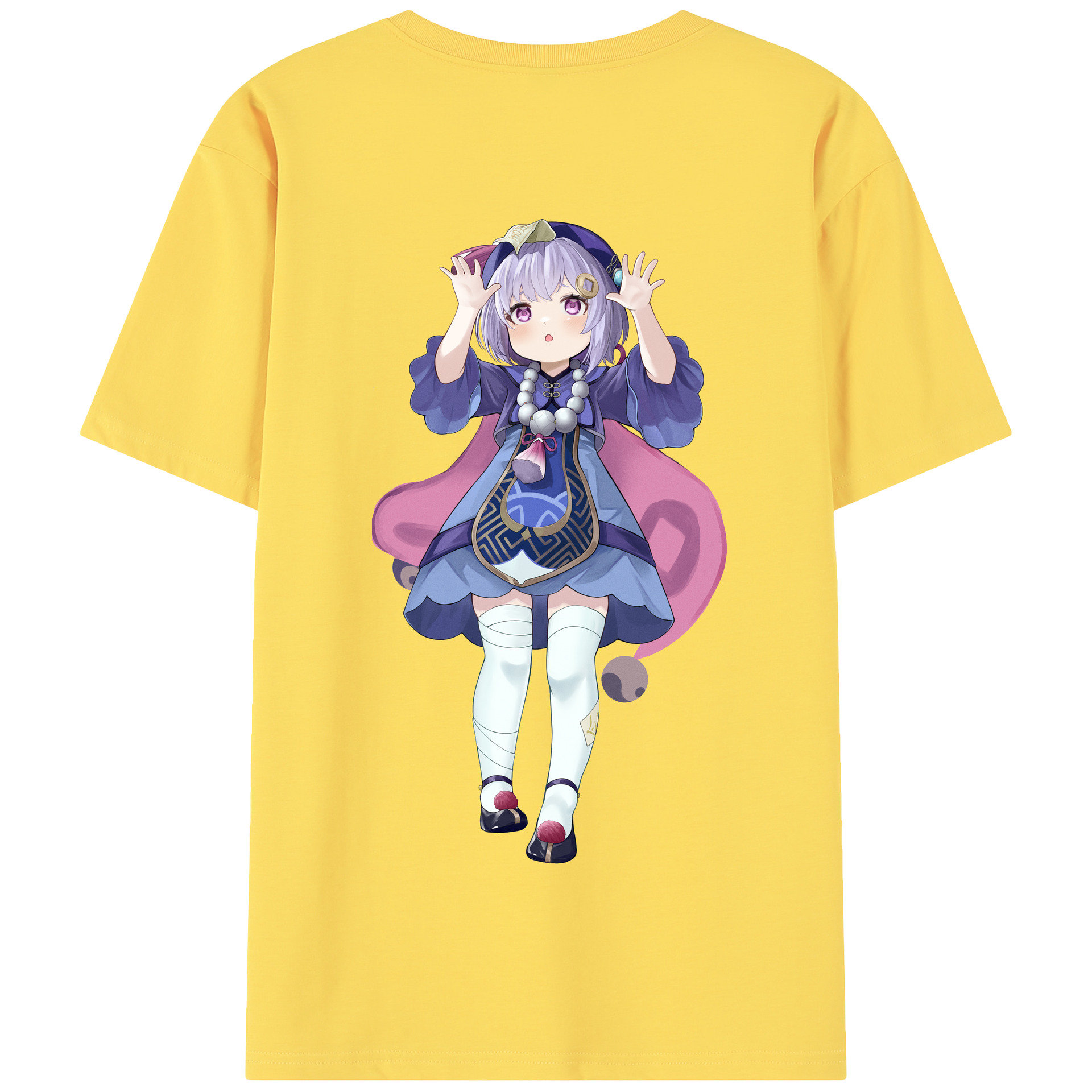 げんし神 七七 なな  genshin Nana 綿100％半袖Tシャツ（背面プリント）