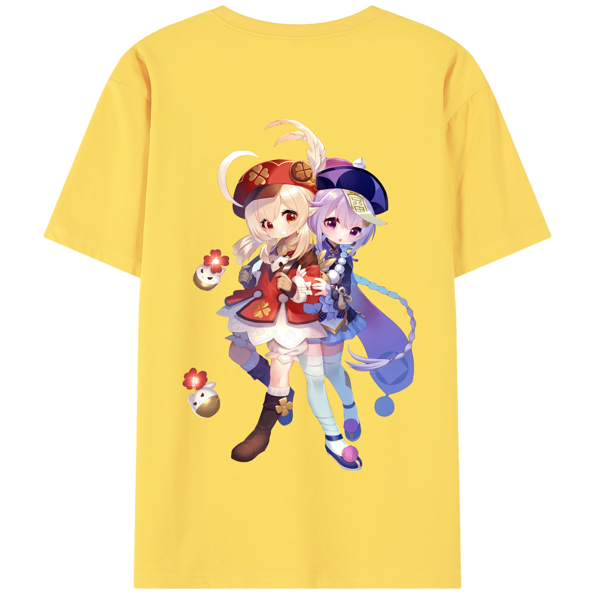 げんし神 七七 なな  genshin Nana 綿100％半袖Tシャツ（背面プリント）