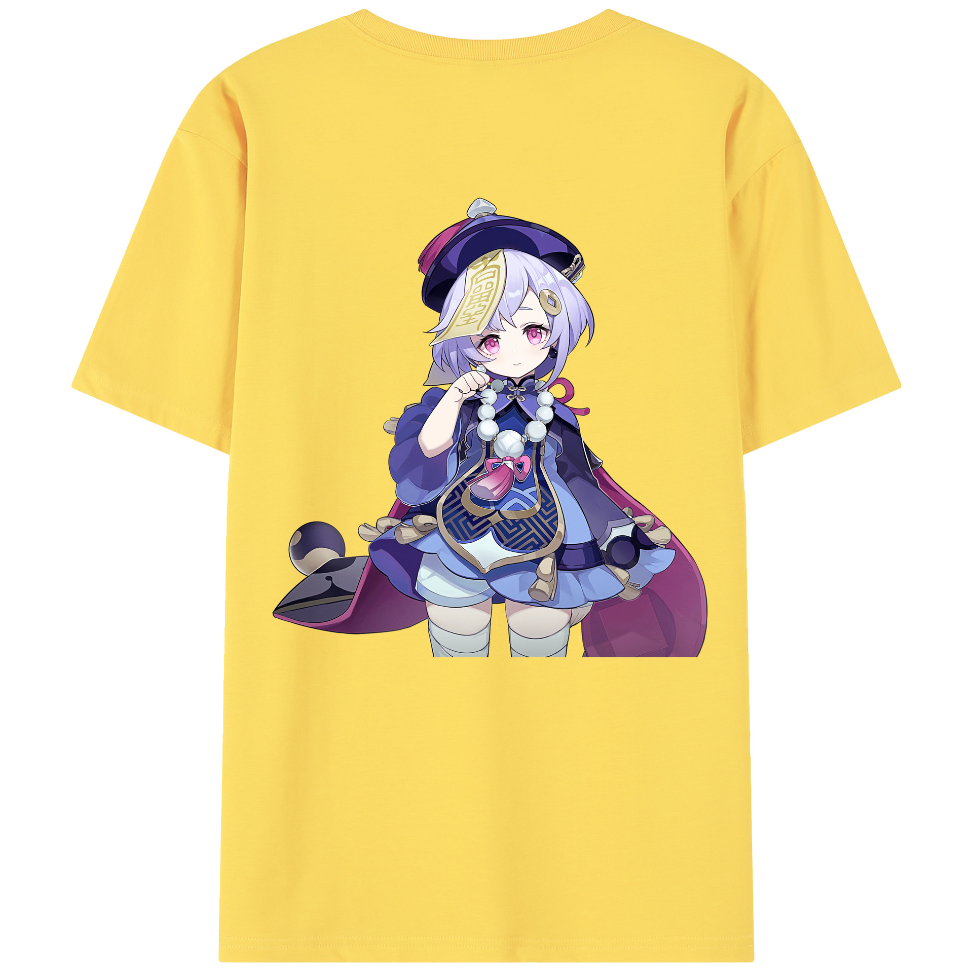 げんし神 七七 なな  genshin Nana 綿100％半袖Tシャツ（背面プリント）