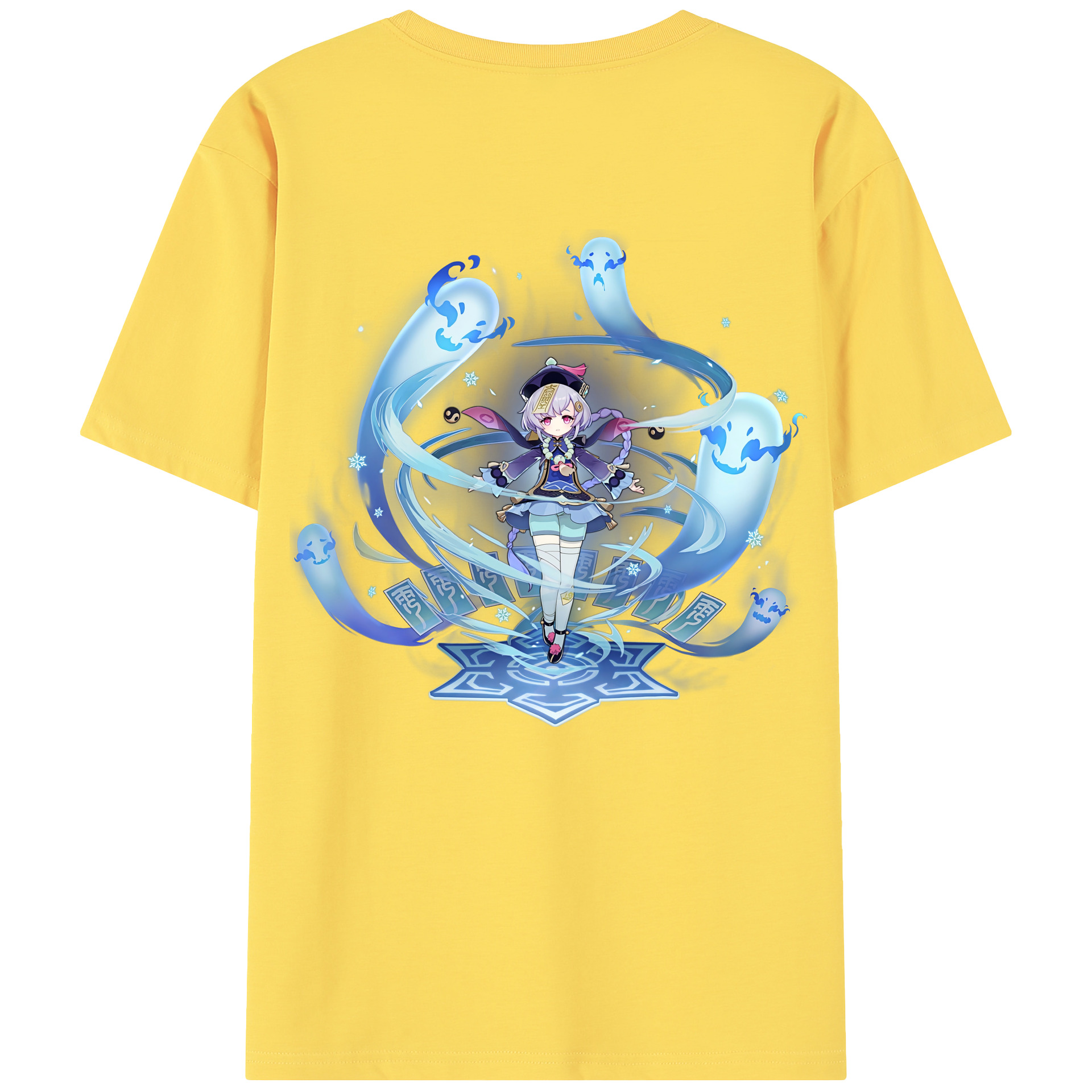 げんし神 七七 なな  genshin Nana 綿100％半袖Tシャツ（背面プリント）