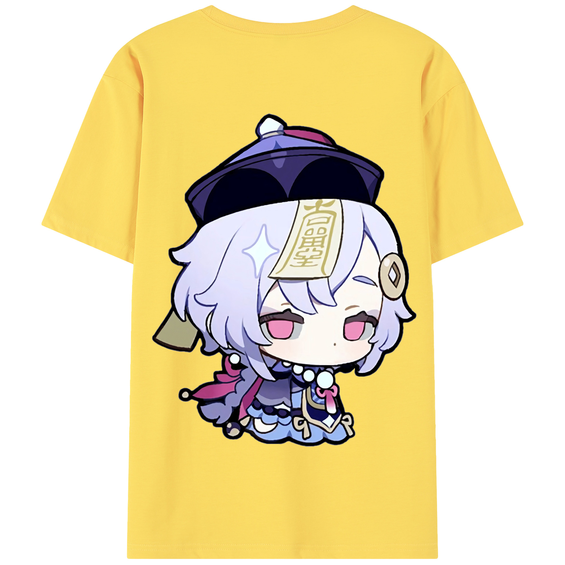 げんし神 七七 なな  genshin Nana 綿100％半袖Tシャツ（背面プリント）