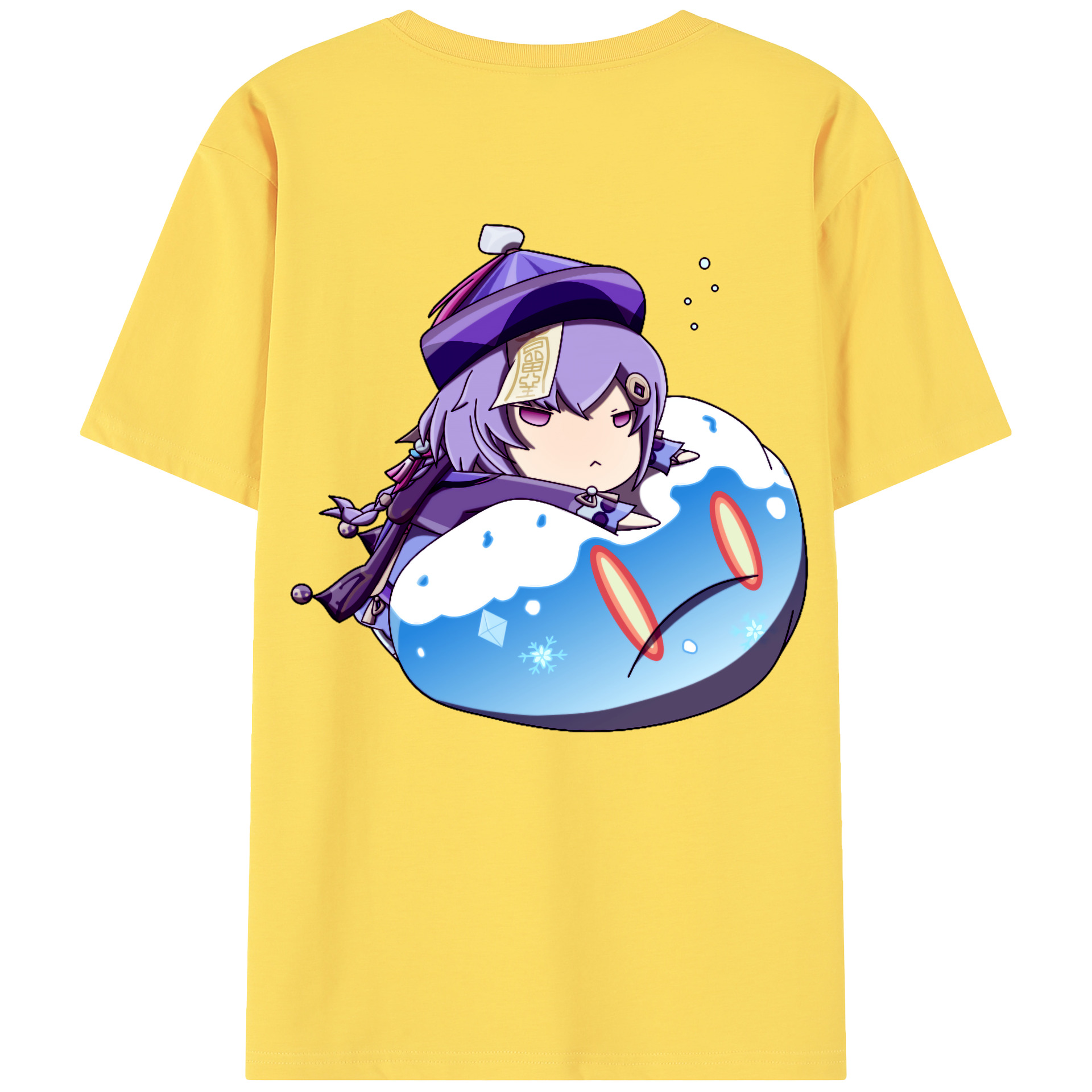 げんし神 七七 なな  genshin Nana 綿100％半袖Tシャツ（背面プリント）