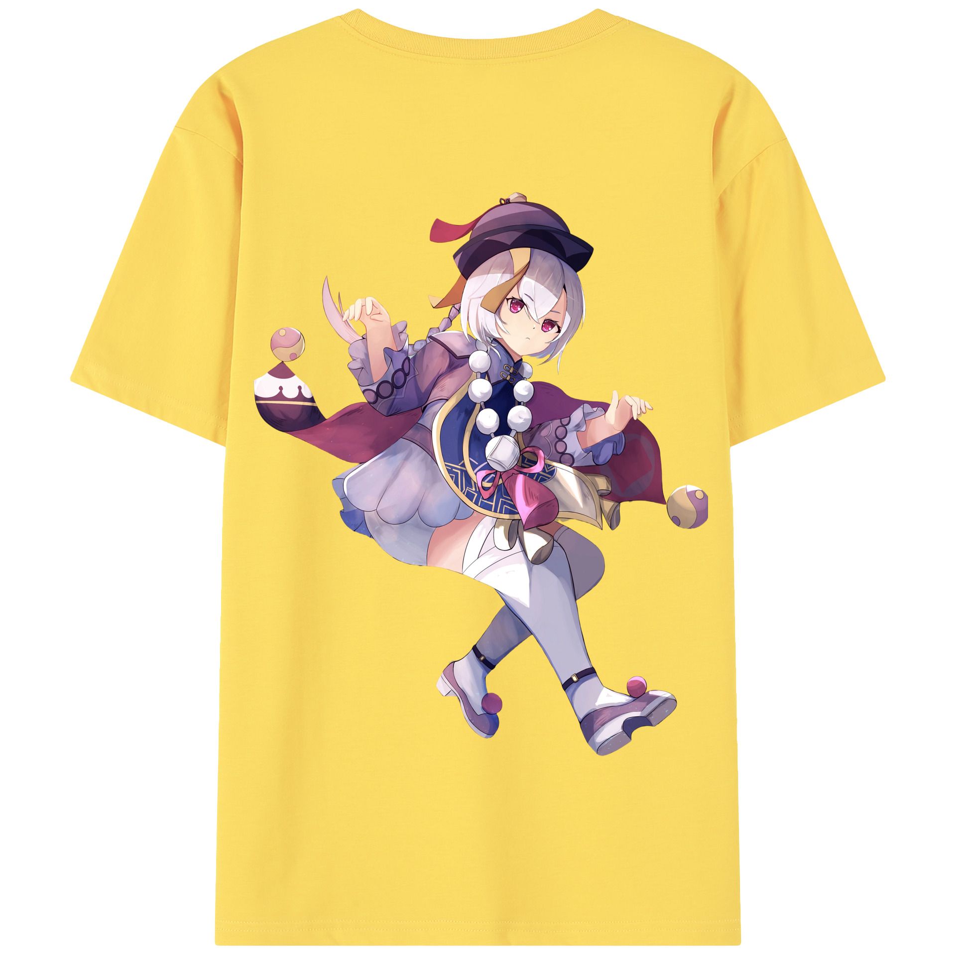 げんし神 七七 なな  genshin Nana 綿100％半袖Tシャツ（背面プリント）