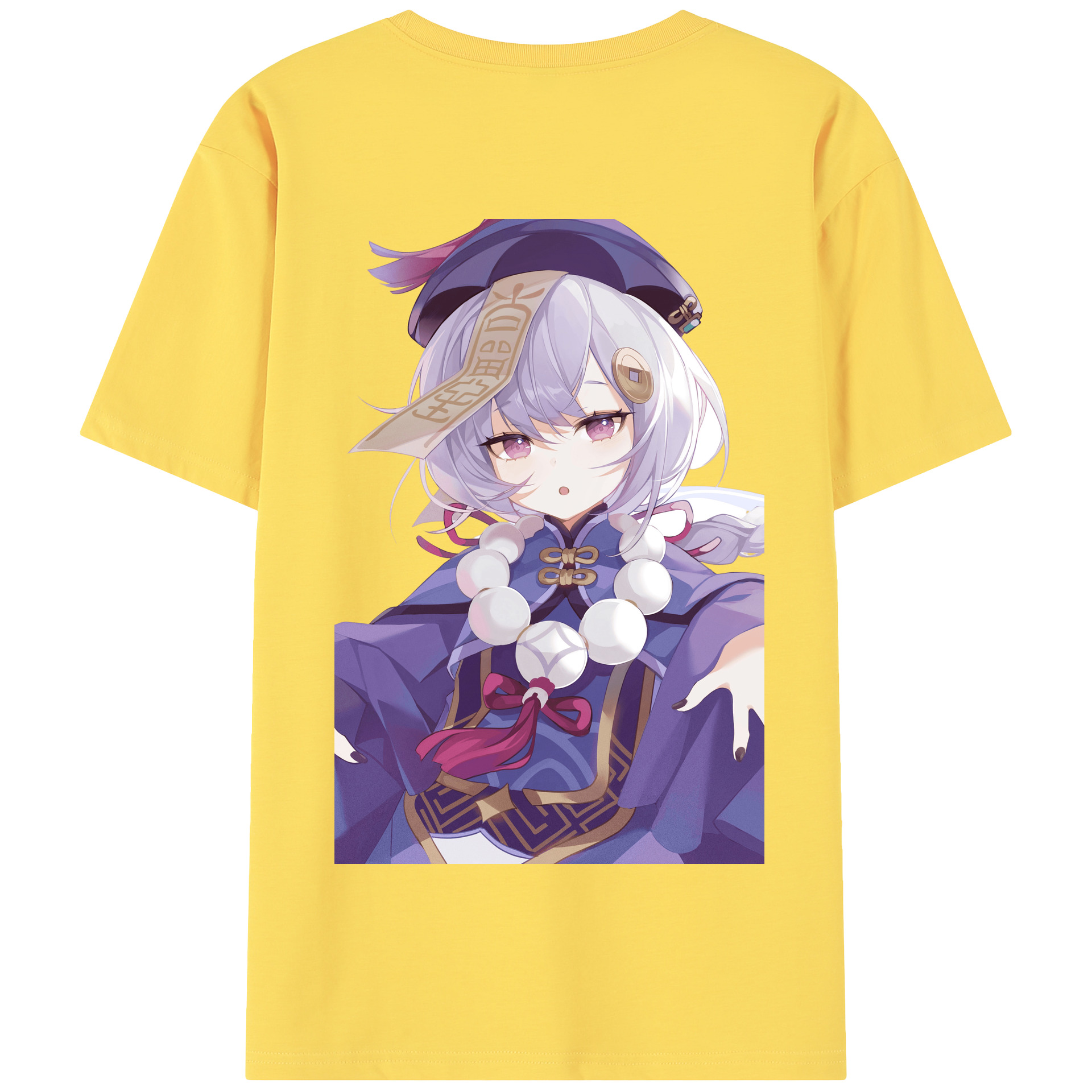 げんし神 七七 なな  genshin Nana 綿100％半袖Tシャツ（背面プリント）