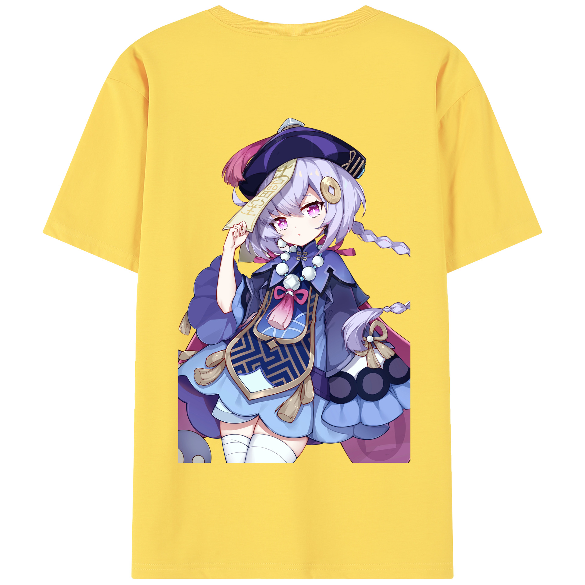 げんし神 七七 なな  genshin Nana 綿100％半袖Tシャツ（背面プリント）