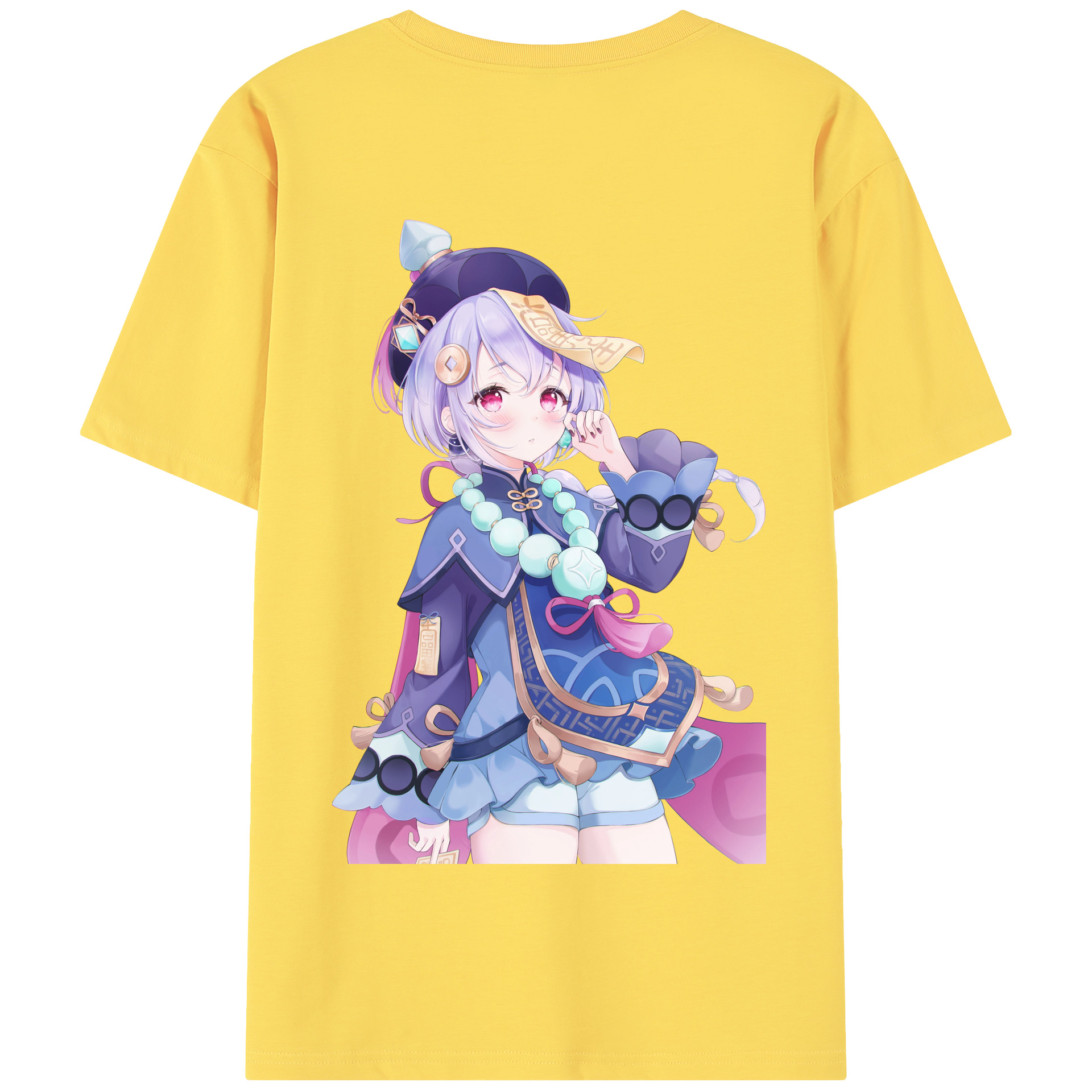 げんし神 七七 なな  genshin Nana 綿100％半袖Tシャツ（背面プリント）